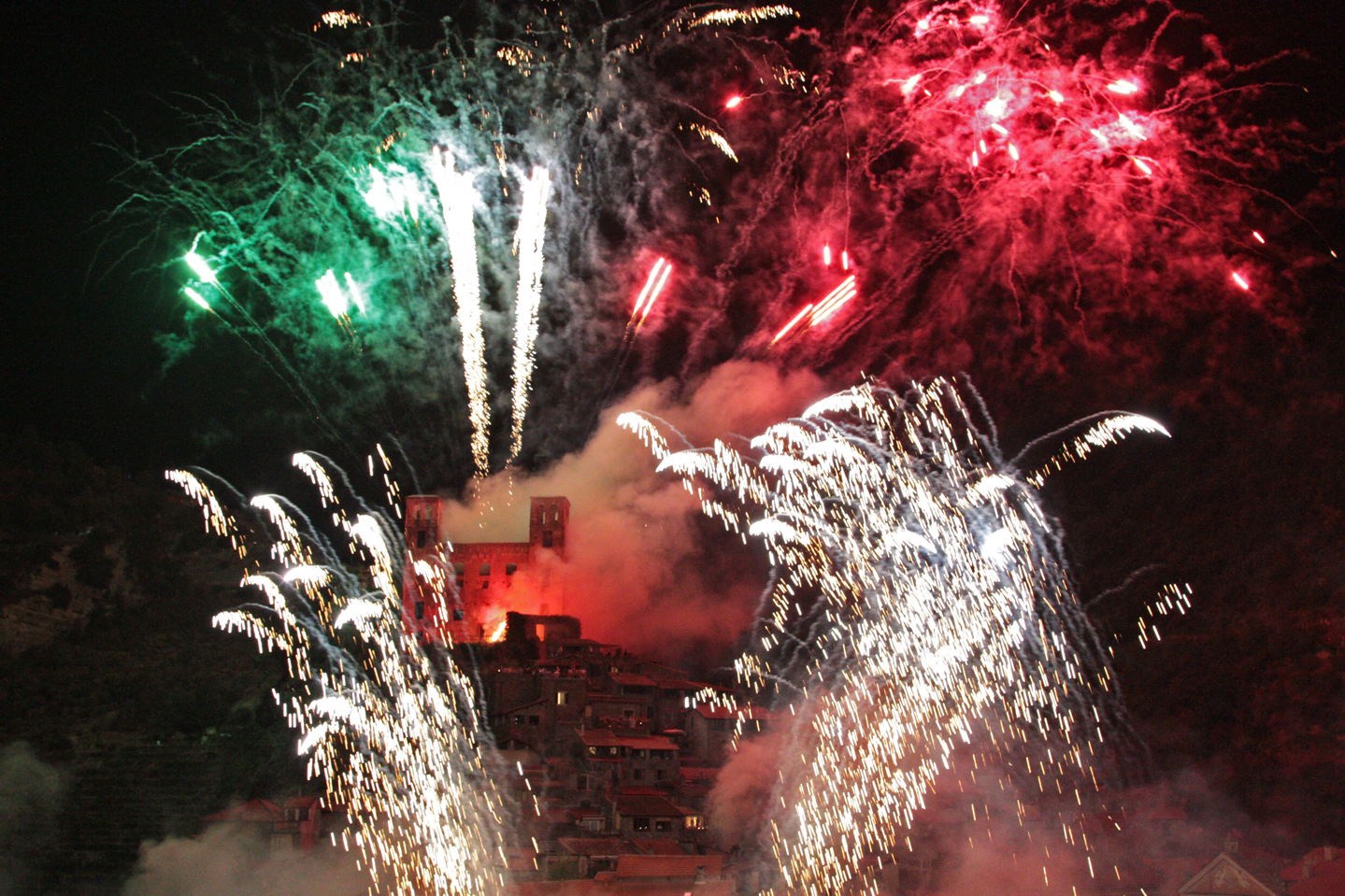Fireworks in Dolceacqua