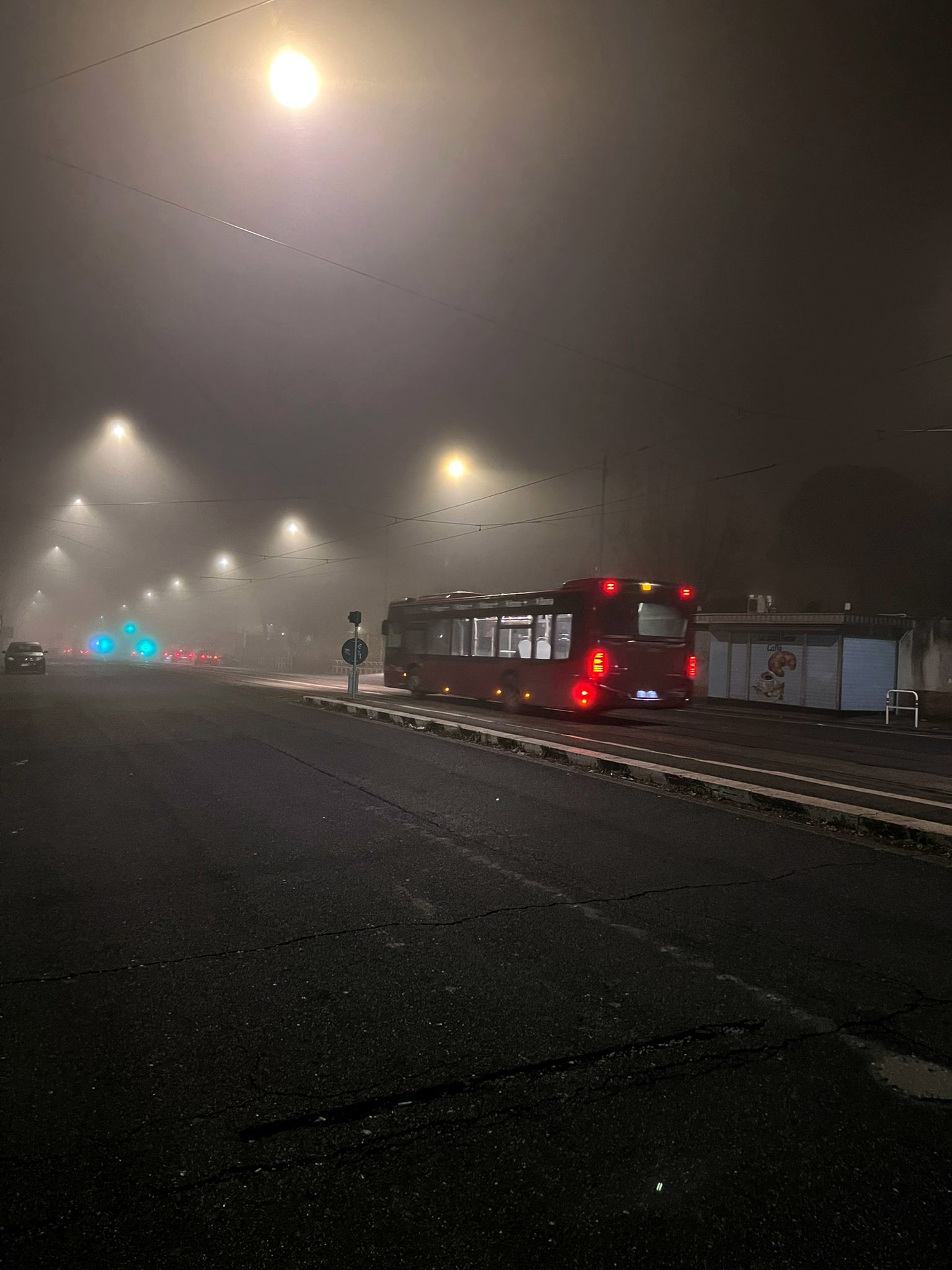 Nebbia Roma 31/12/2021