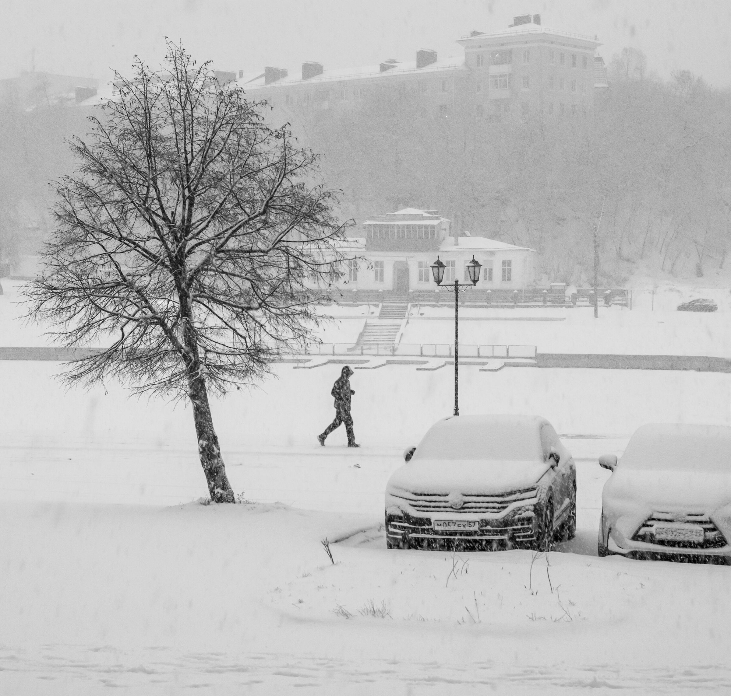 Snowy silence and Me*