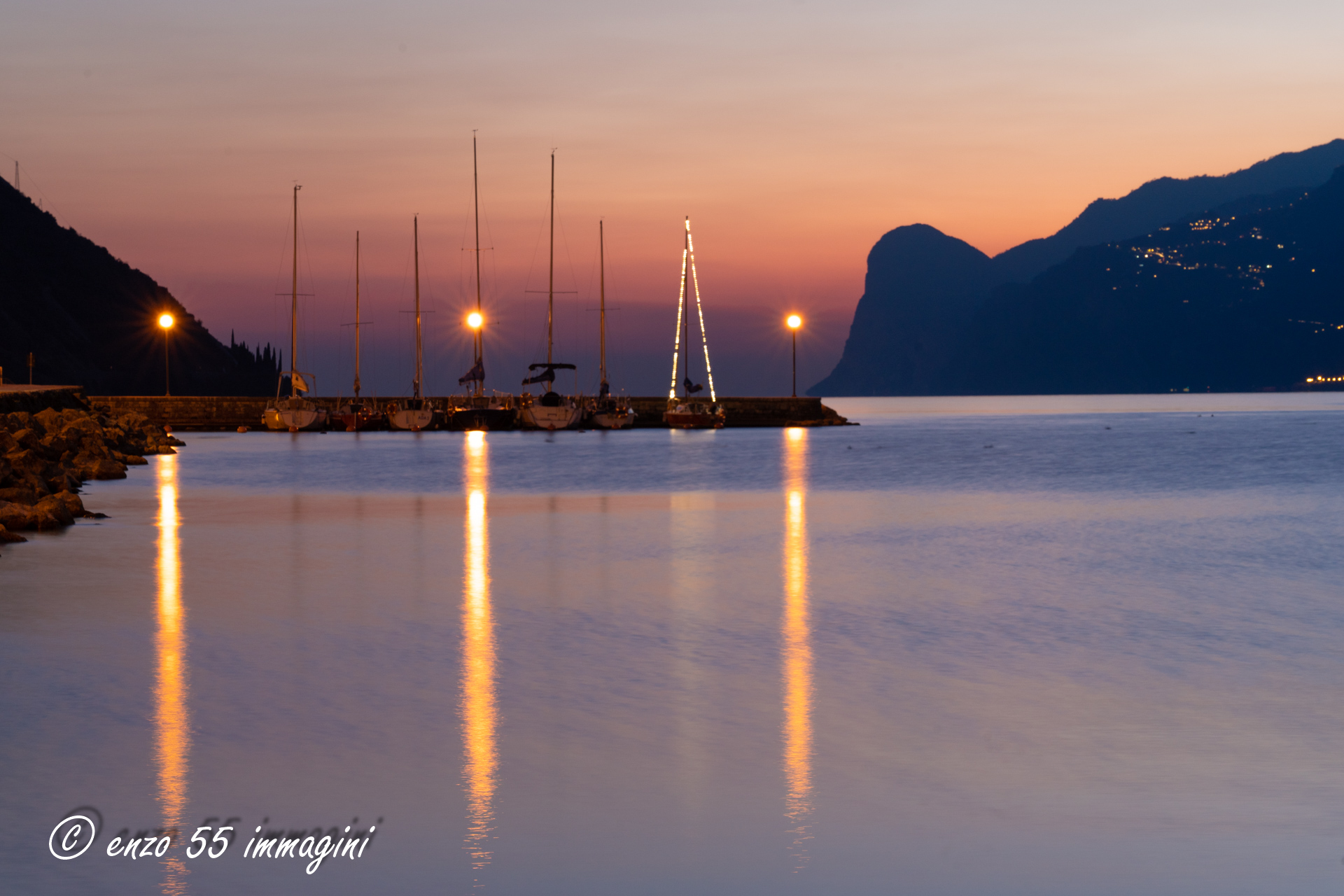 sunset on lake garda - torbole 2