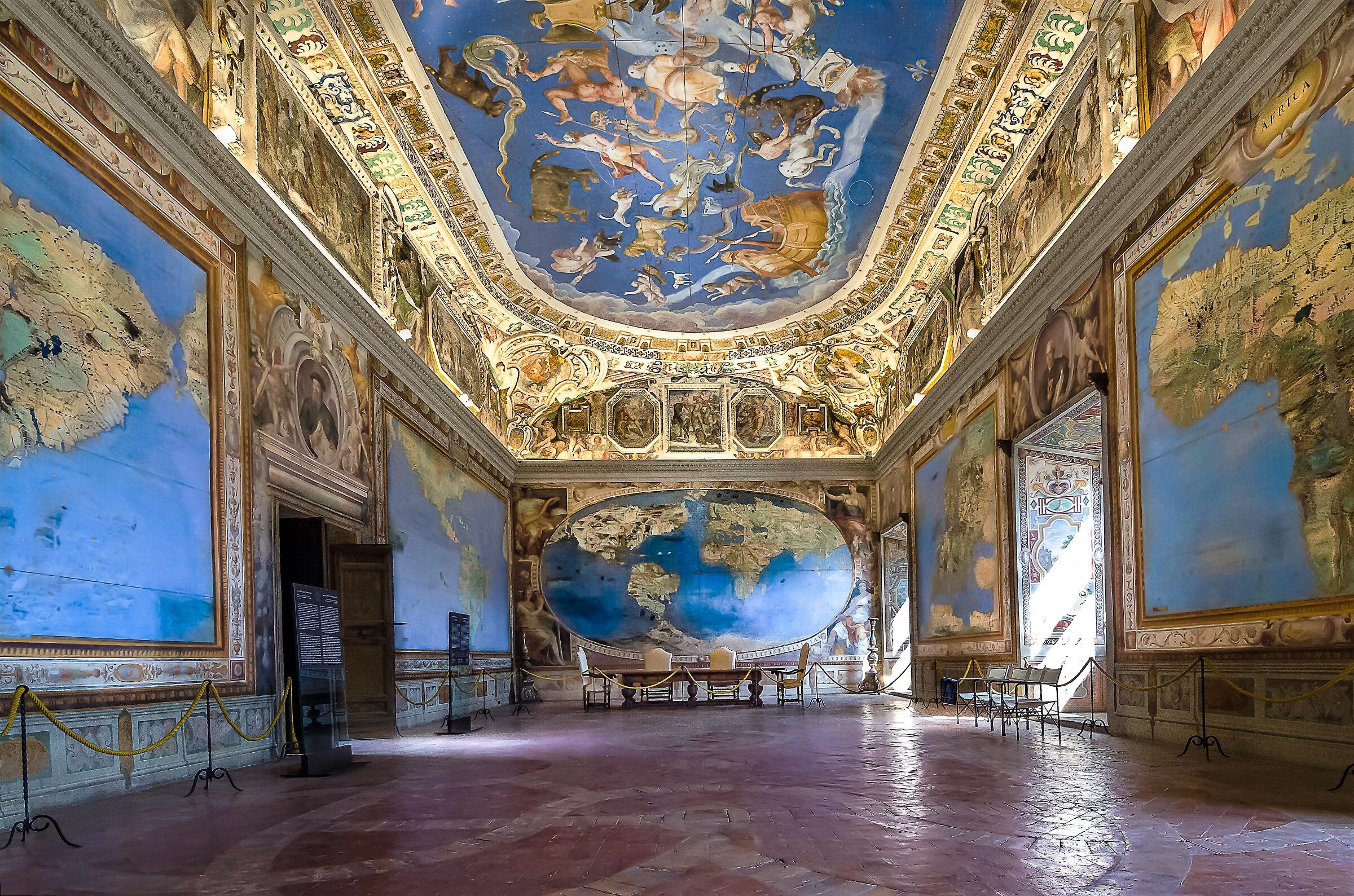 La sala del mappamondo