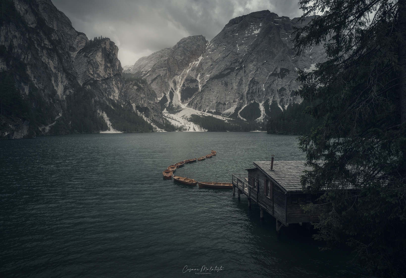 Braies lake