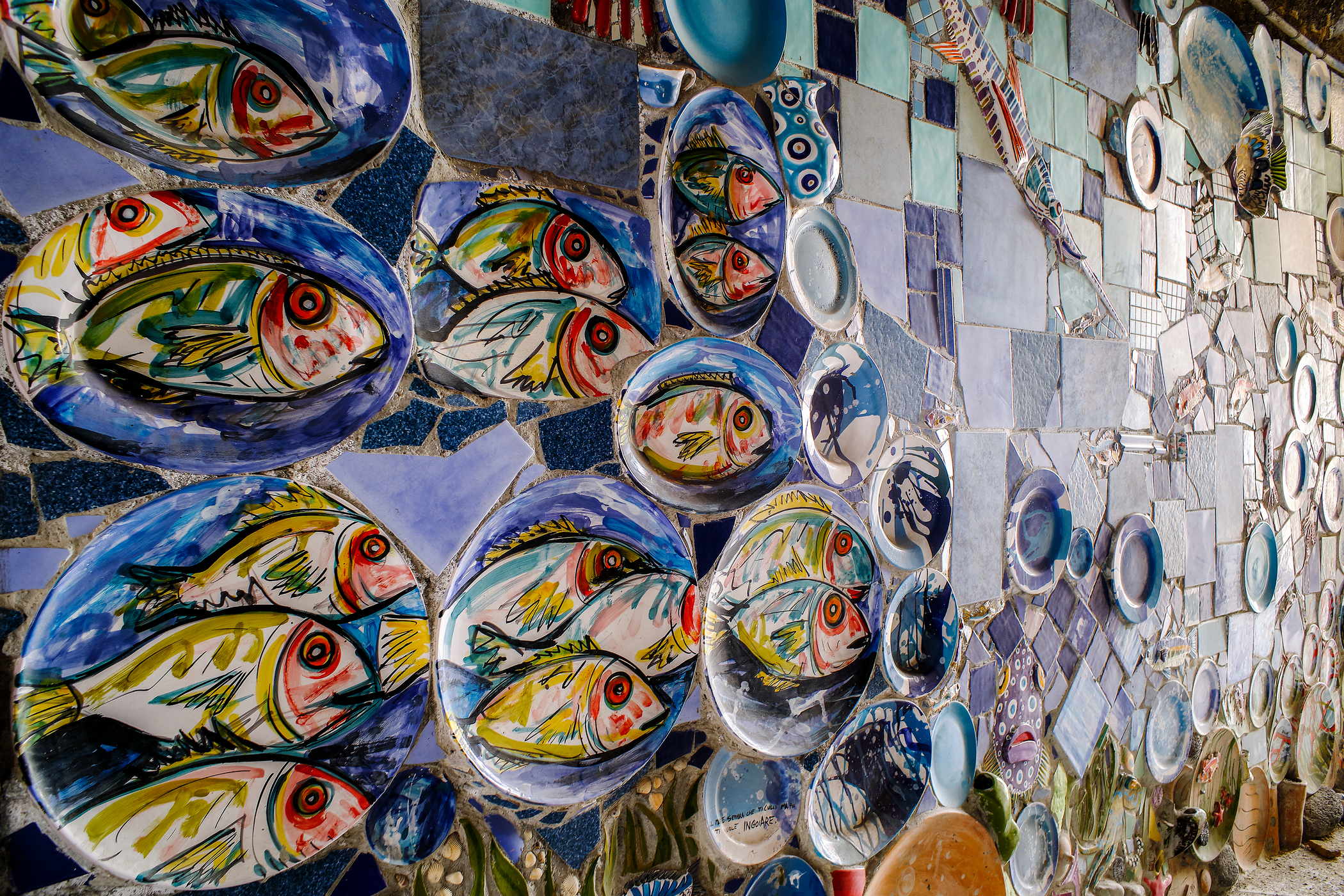 The colors of the sea