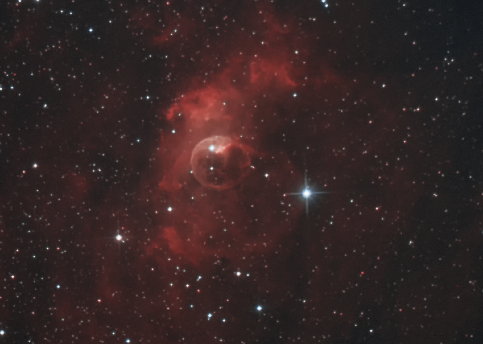 NGC7635 bubble nebula