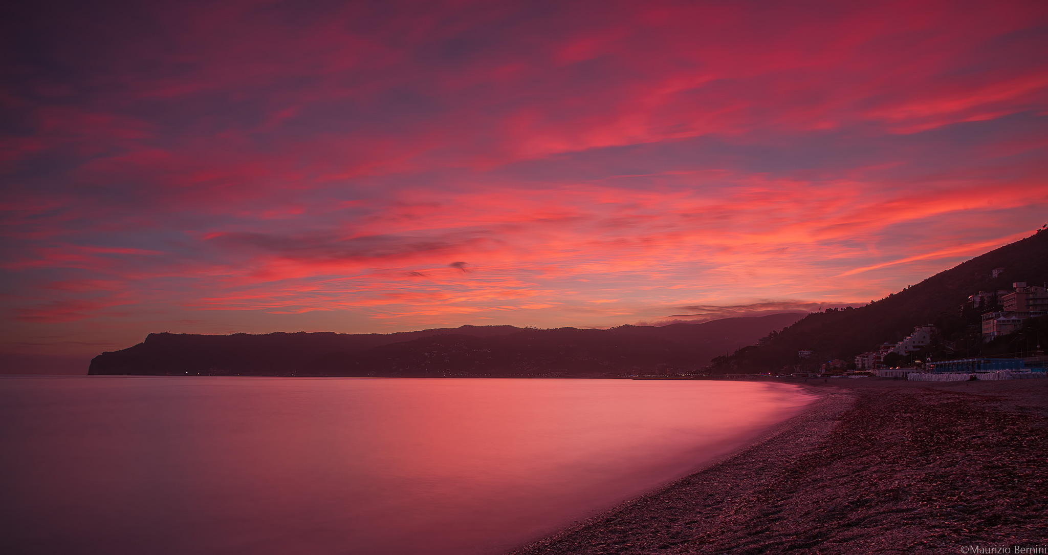 Tramonto da Spotorno a Noli