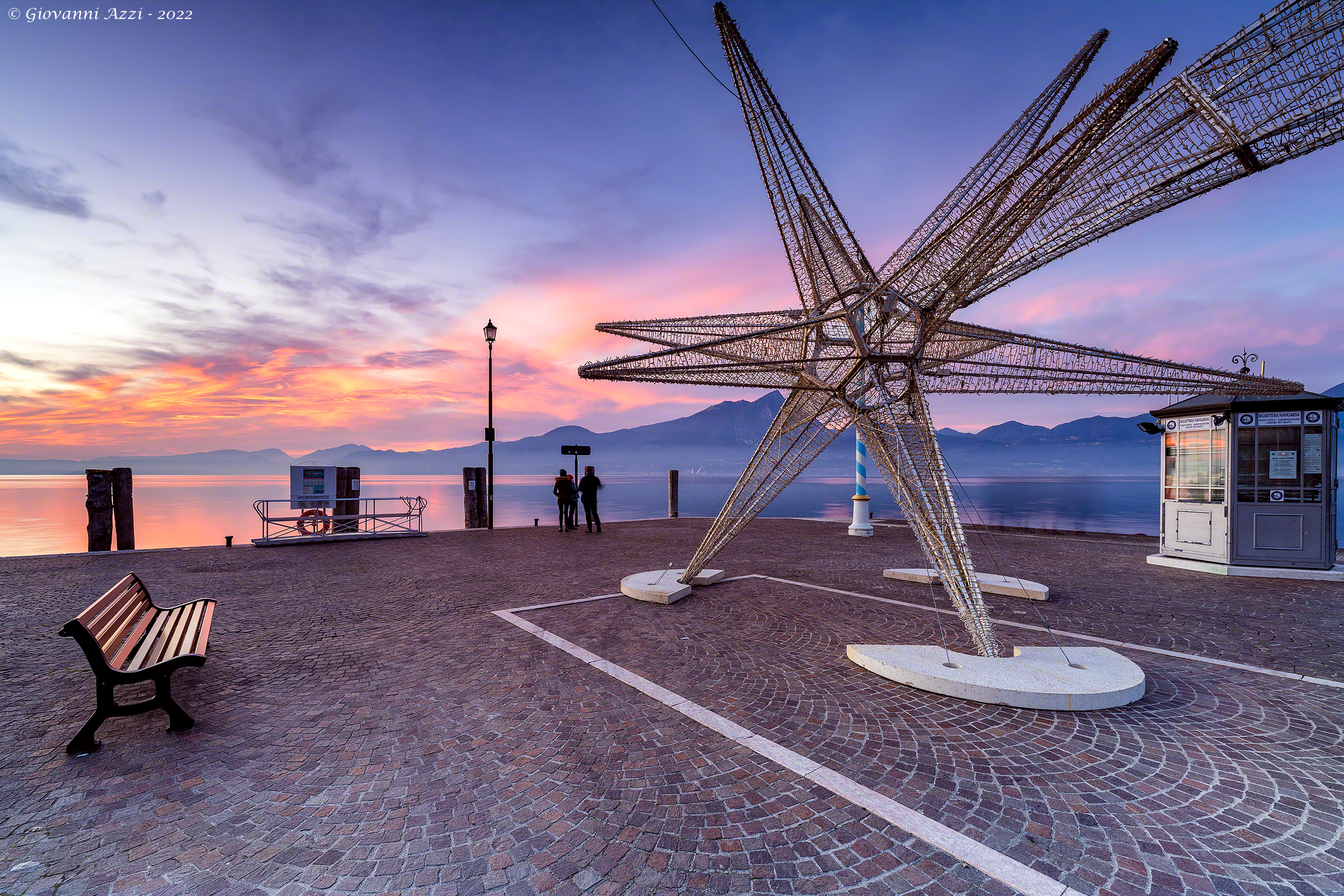 The comet of the sunset