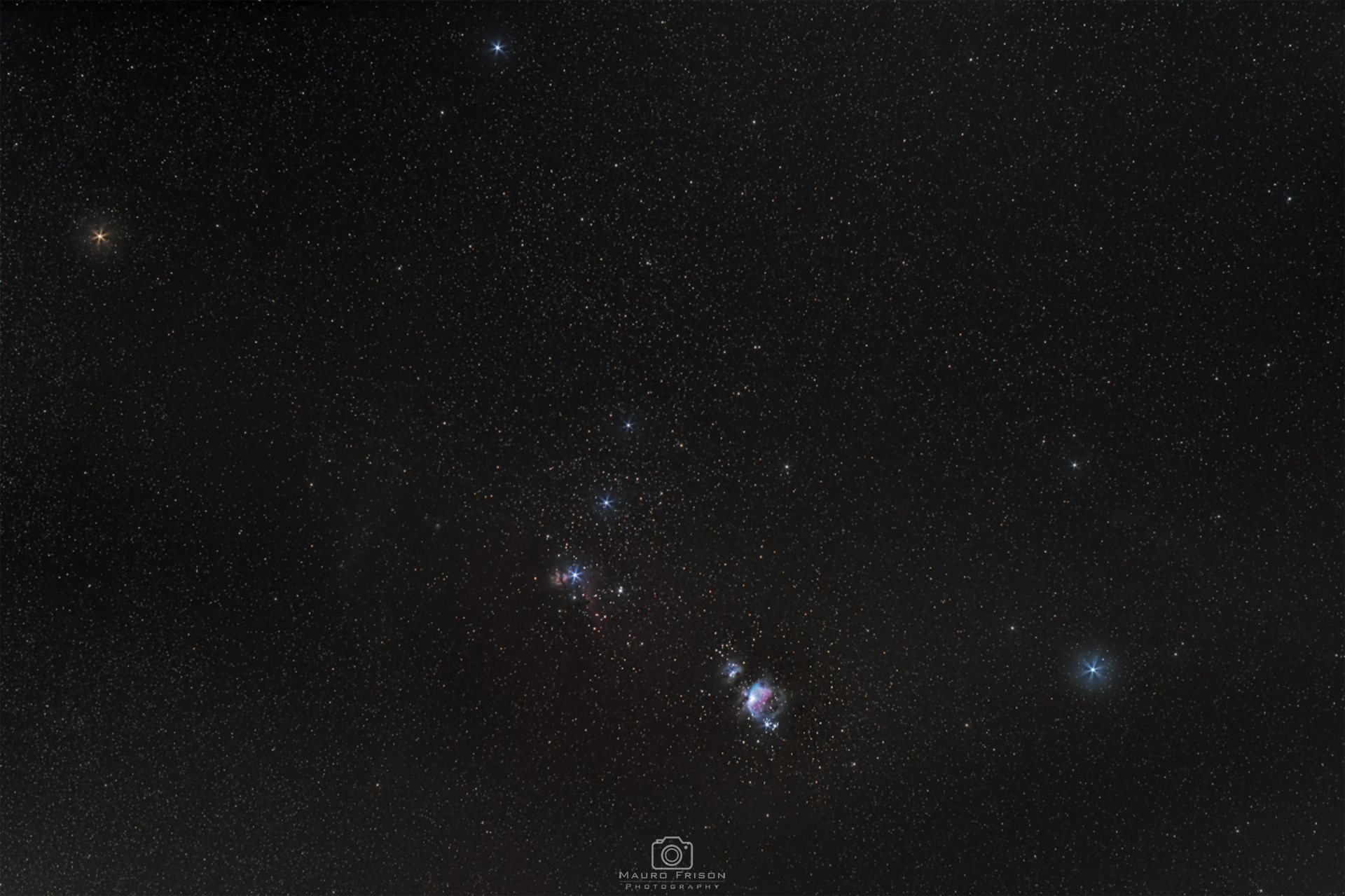 Orion Belt wide view