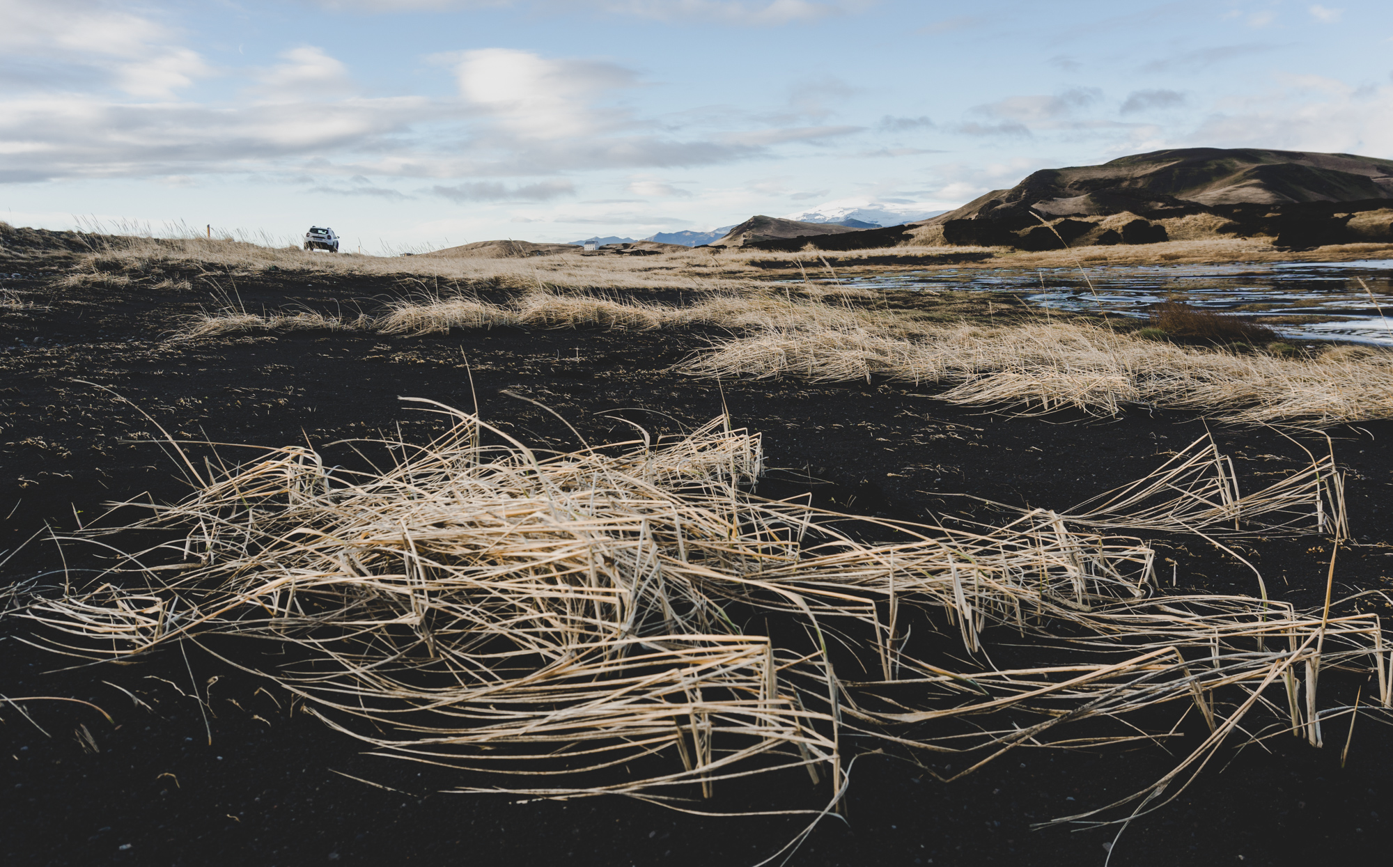 The direction of the wind