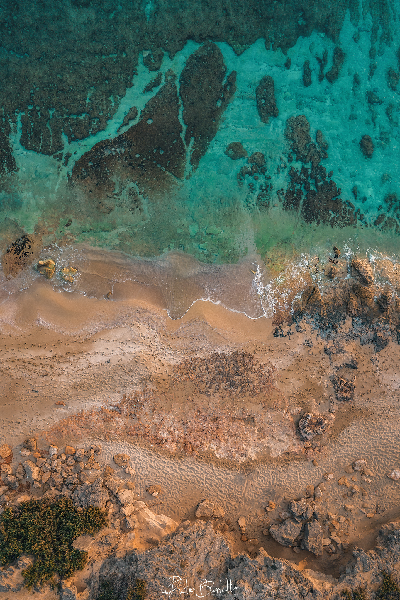 Sea from above