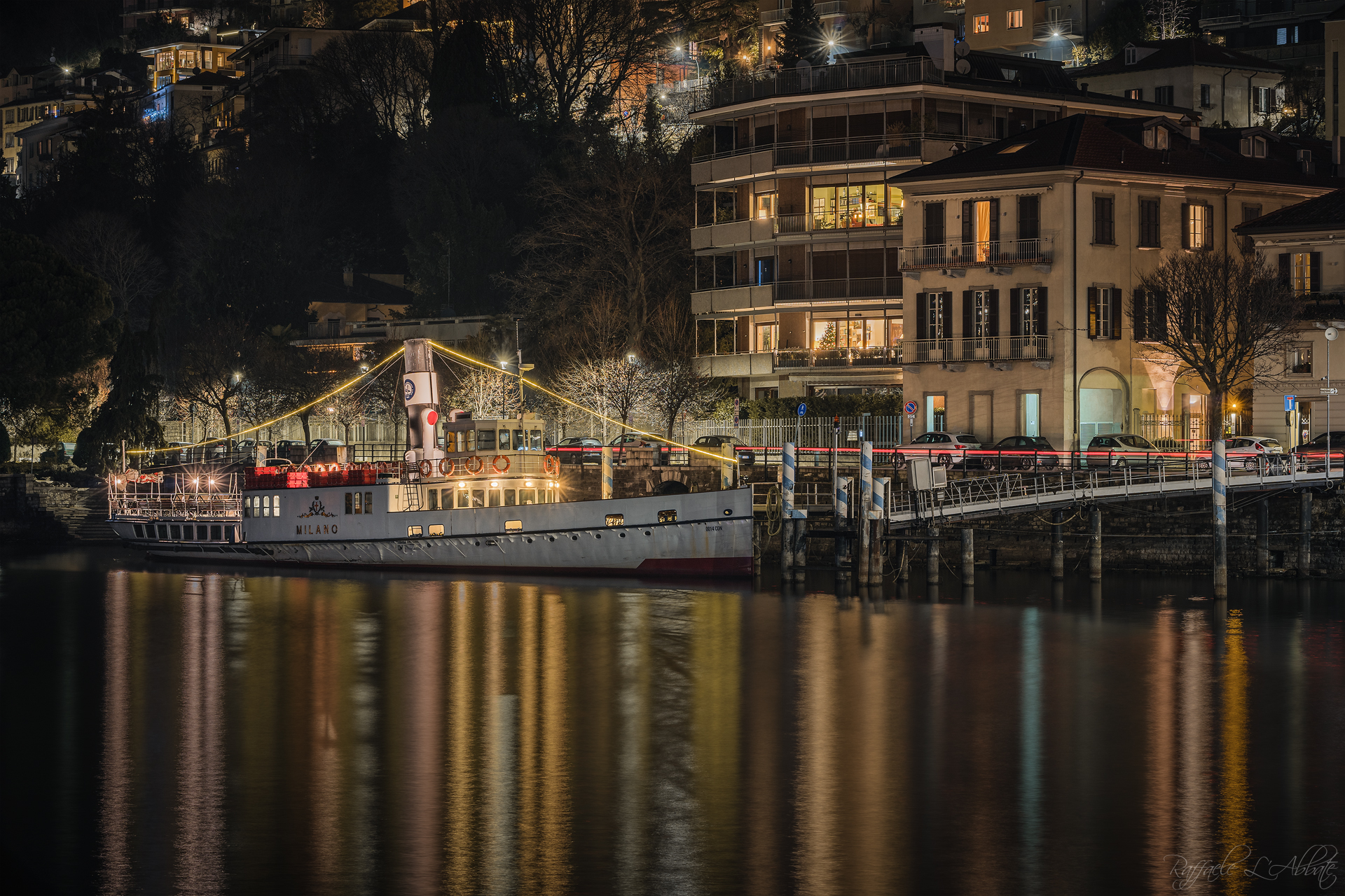 Il piroscafo Milano, Como