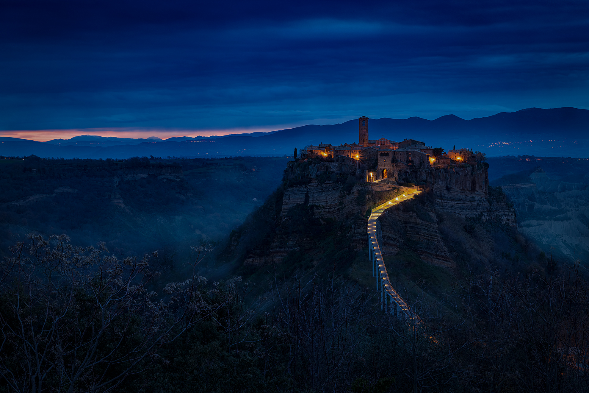 civita all'alba