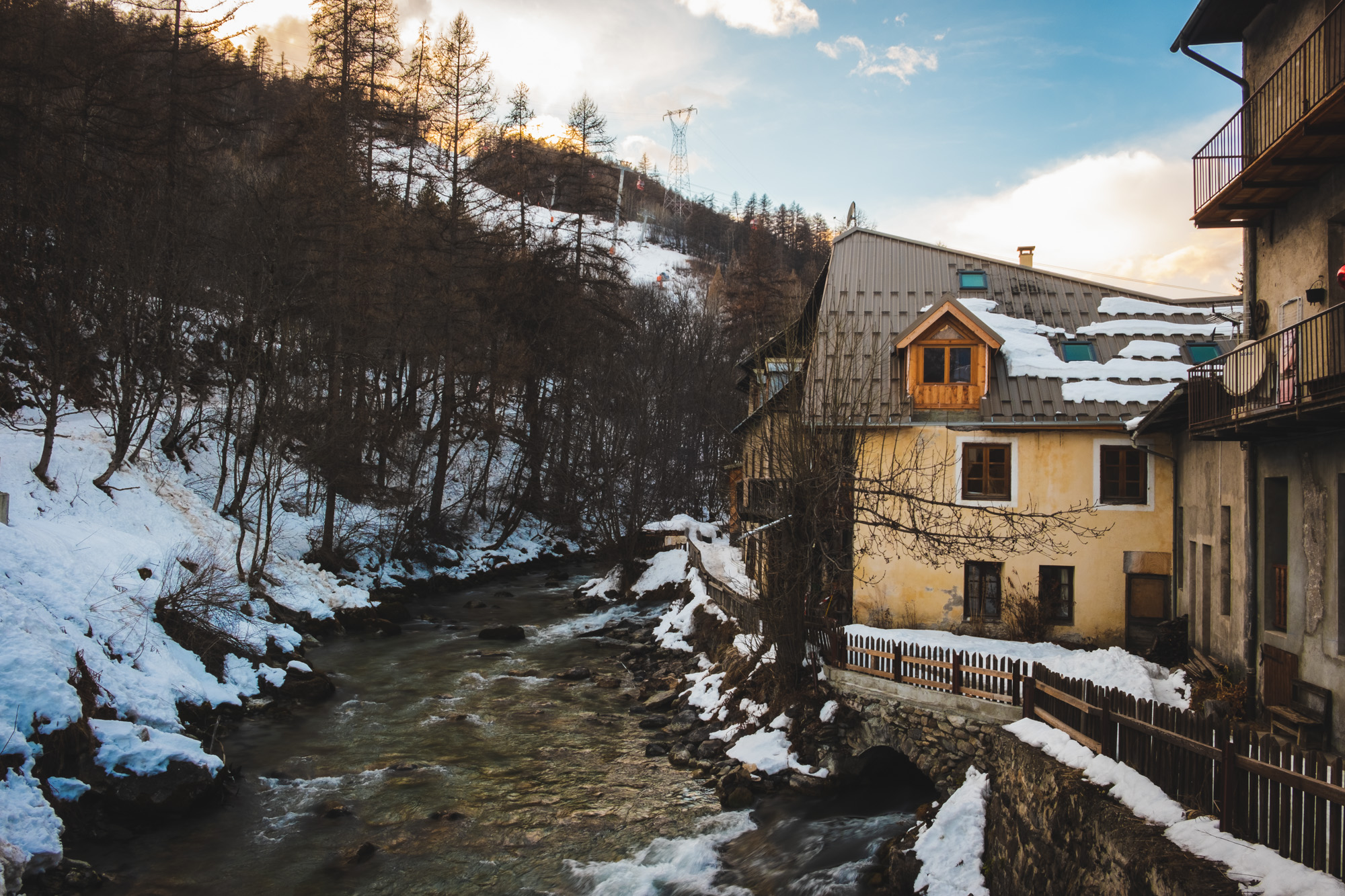 Long exposure to Serre Chevalier