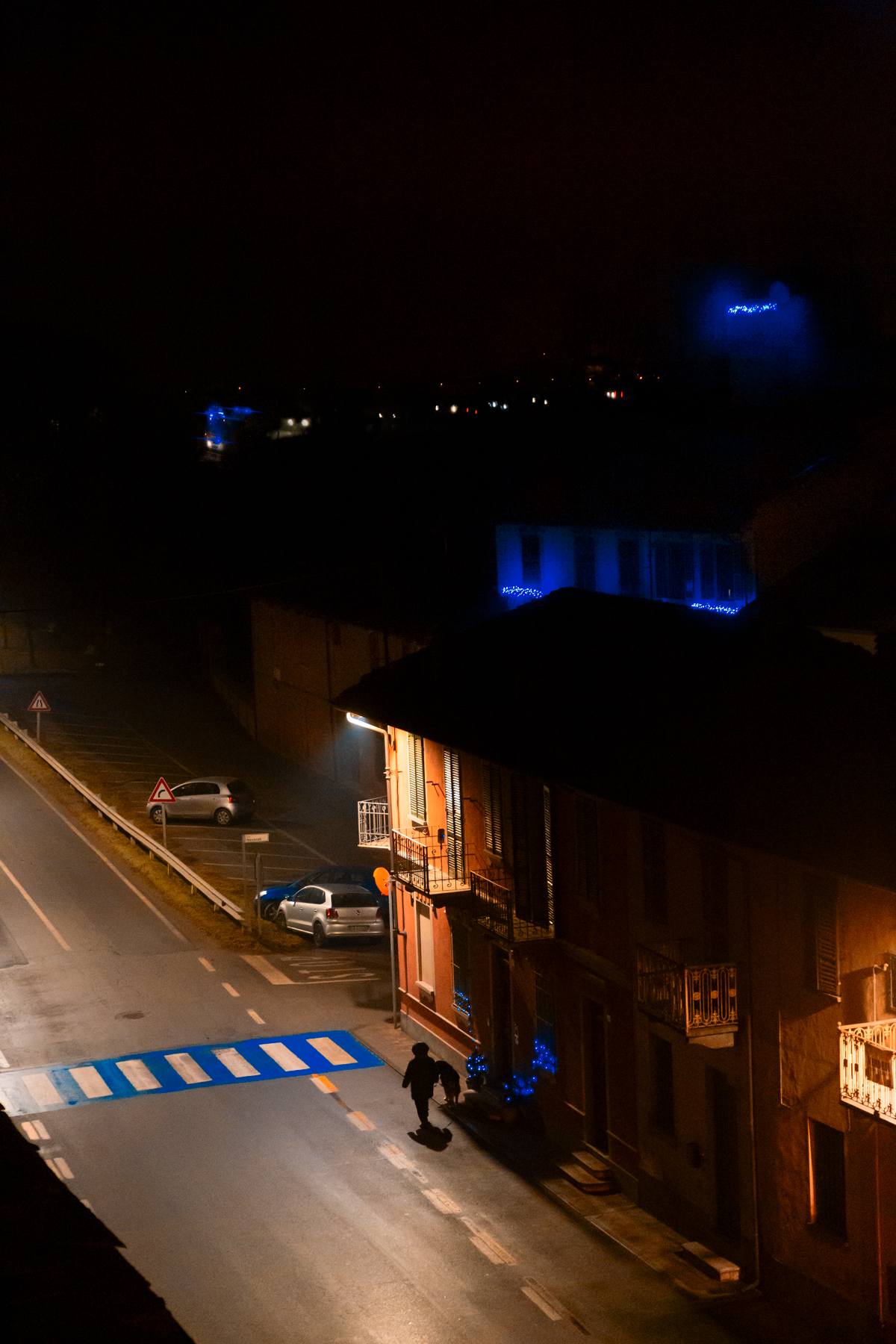 Blue lights (not all party)