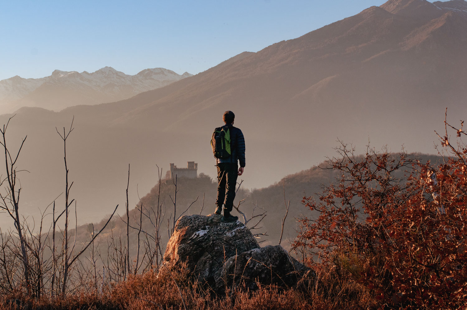 Wanderer on sea of fog