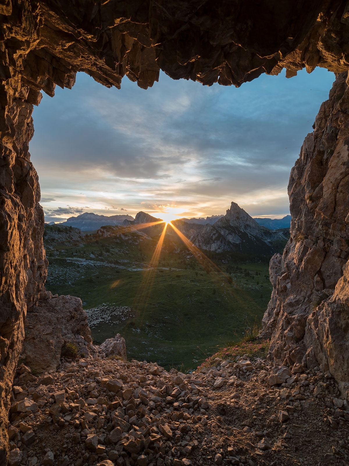 Dolomite sunset