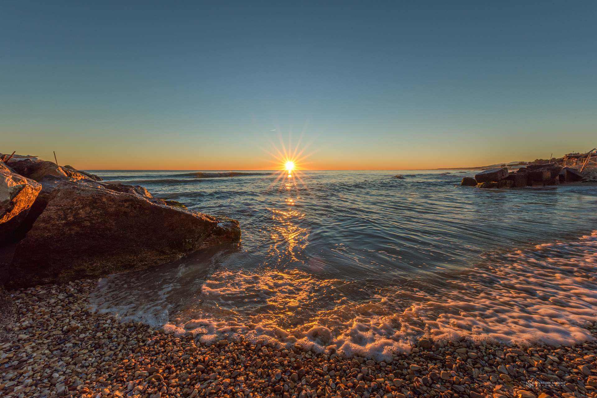 Villa Rosa of Martinsicuro (TE). Dawn