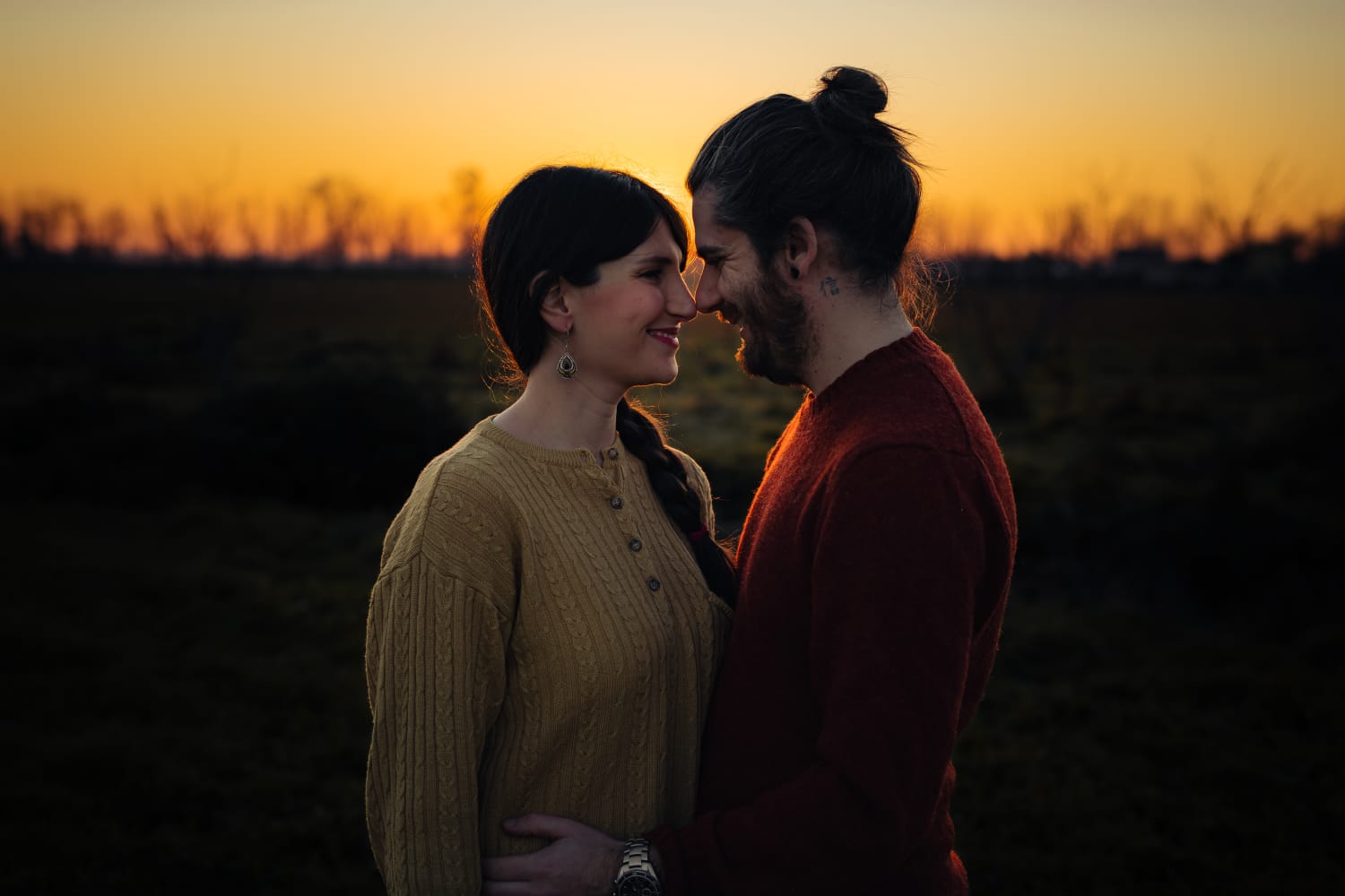 Teste che formano un cuore