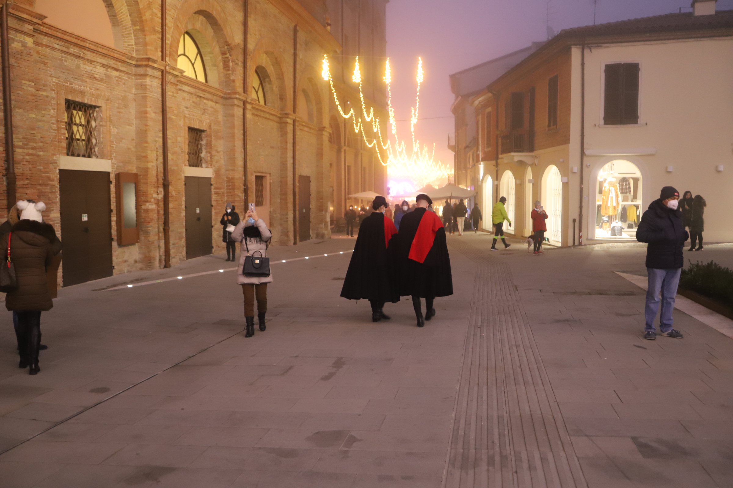 Rimini in the evening