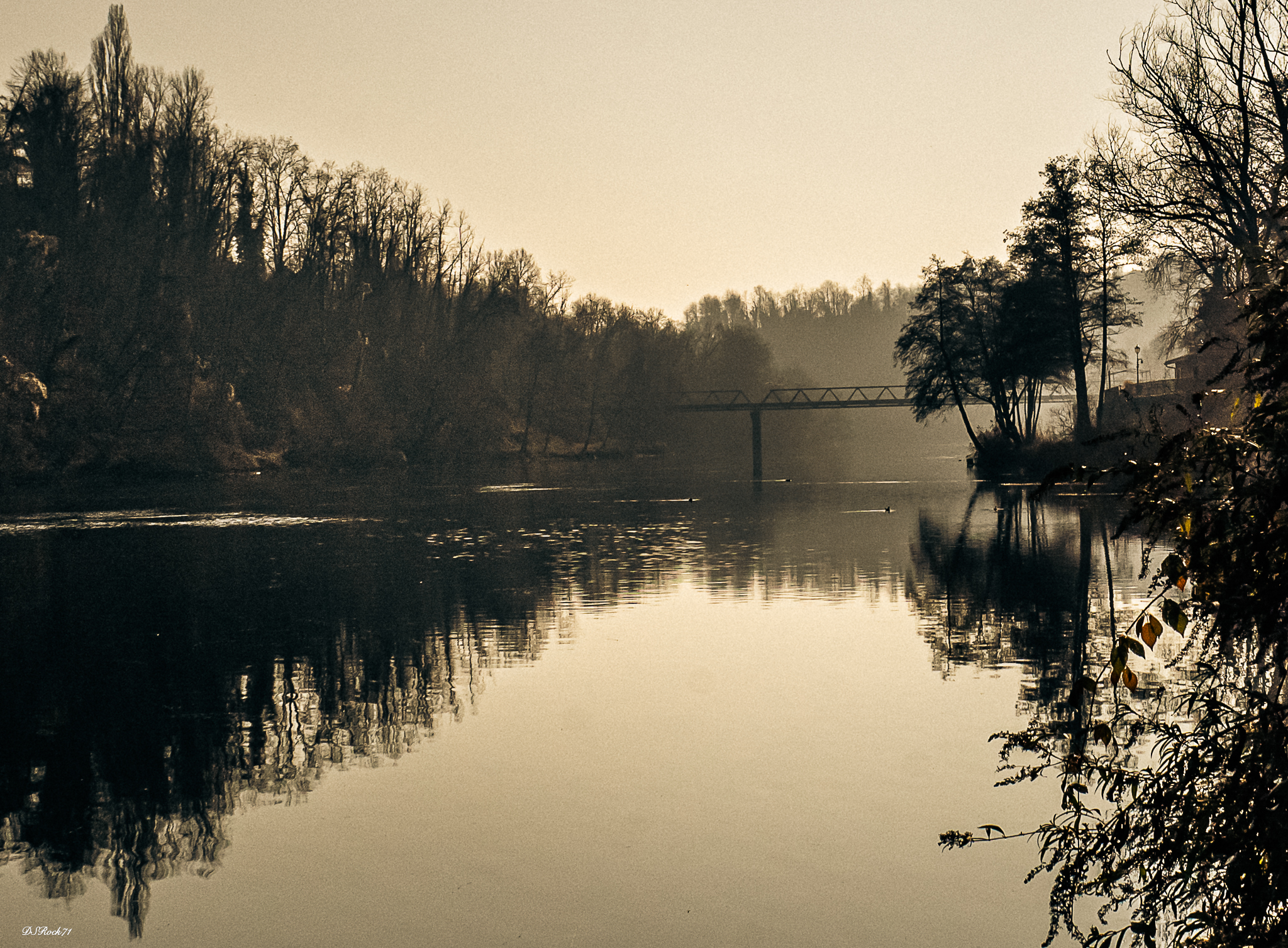 foschia sul gasdotto