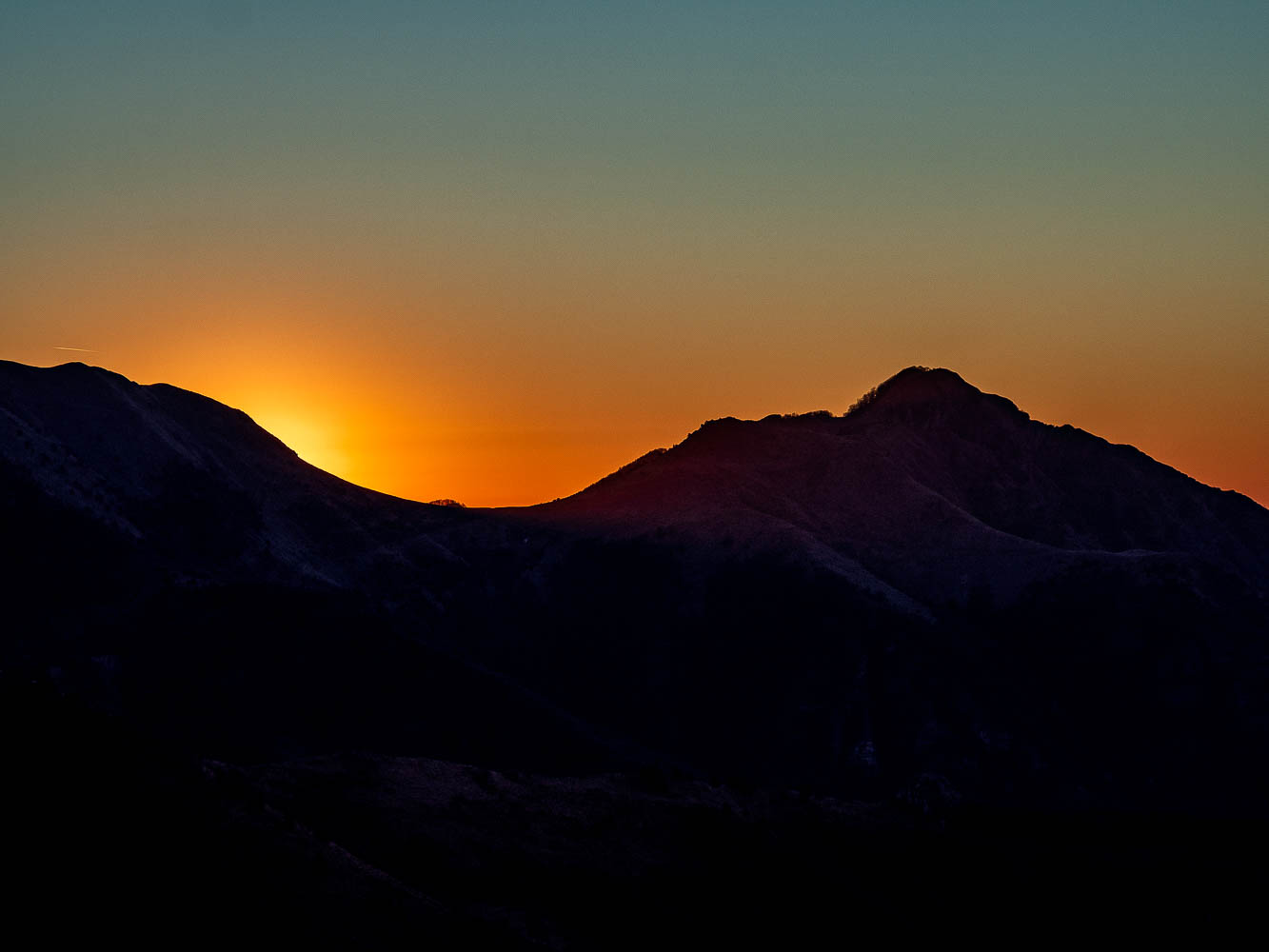 Alba al passo della Mezzaluna