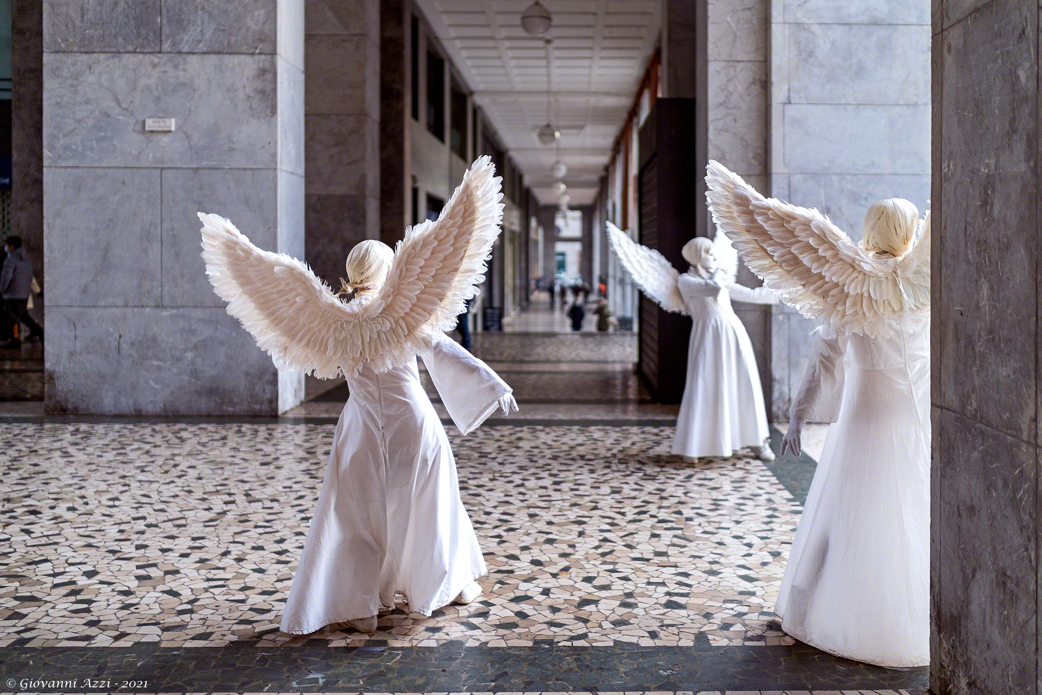 Angels at the Quadriportico