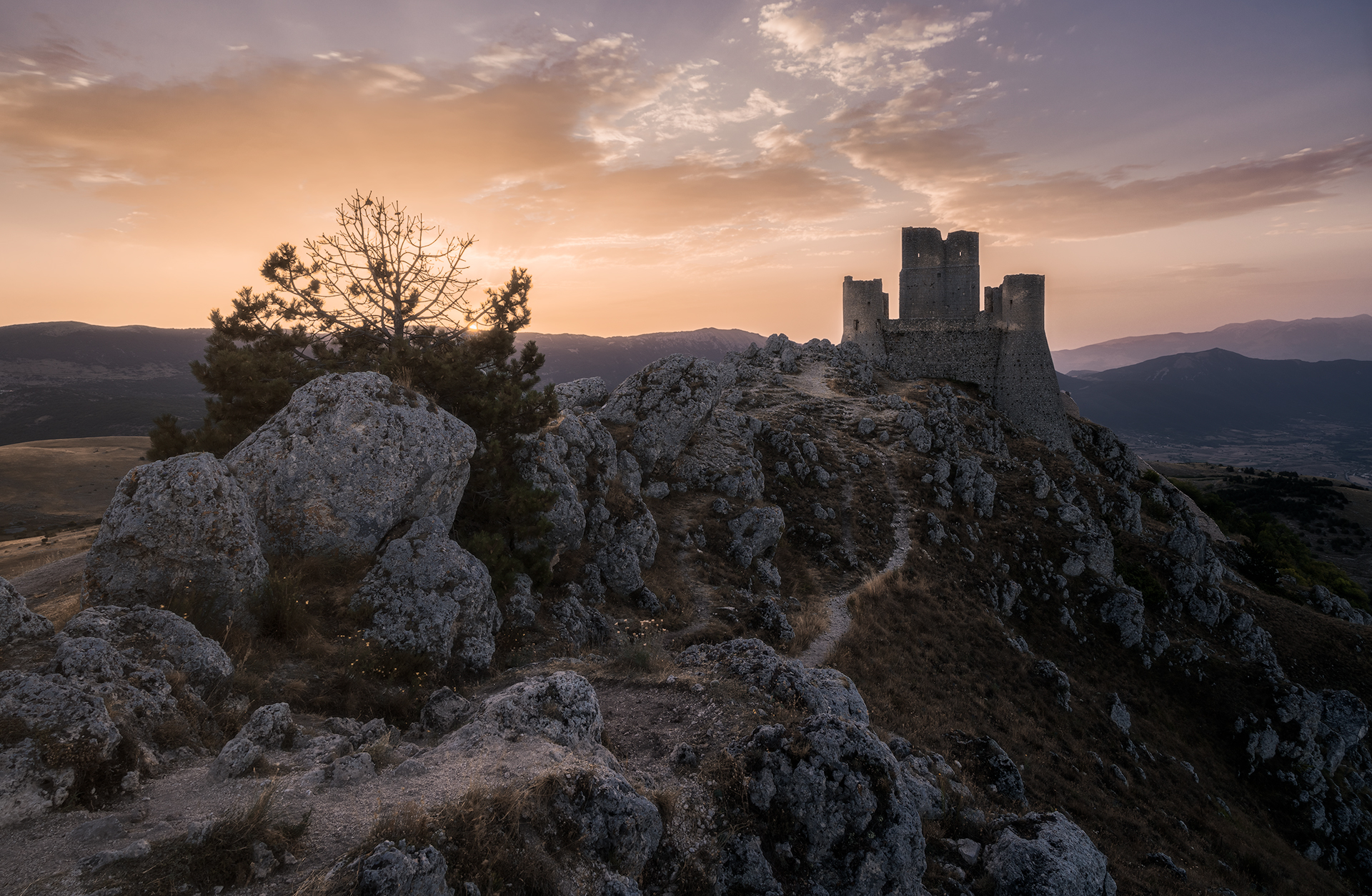 Alba a rocca calascio