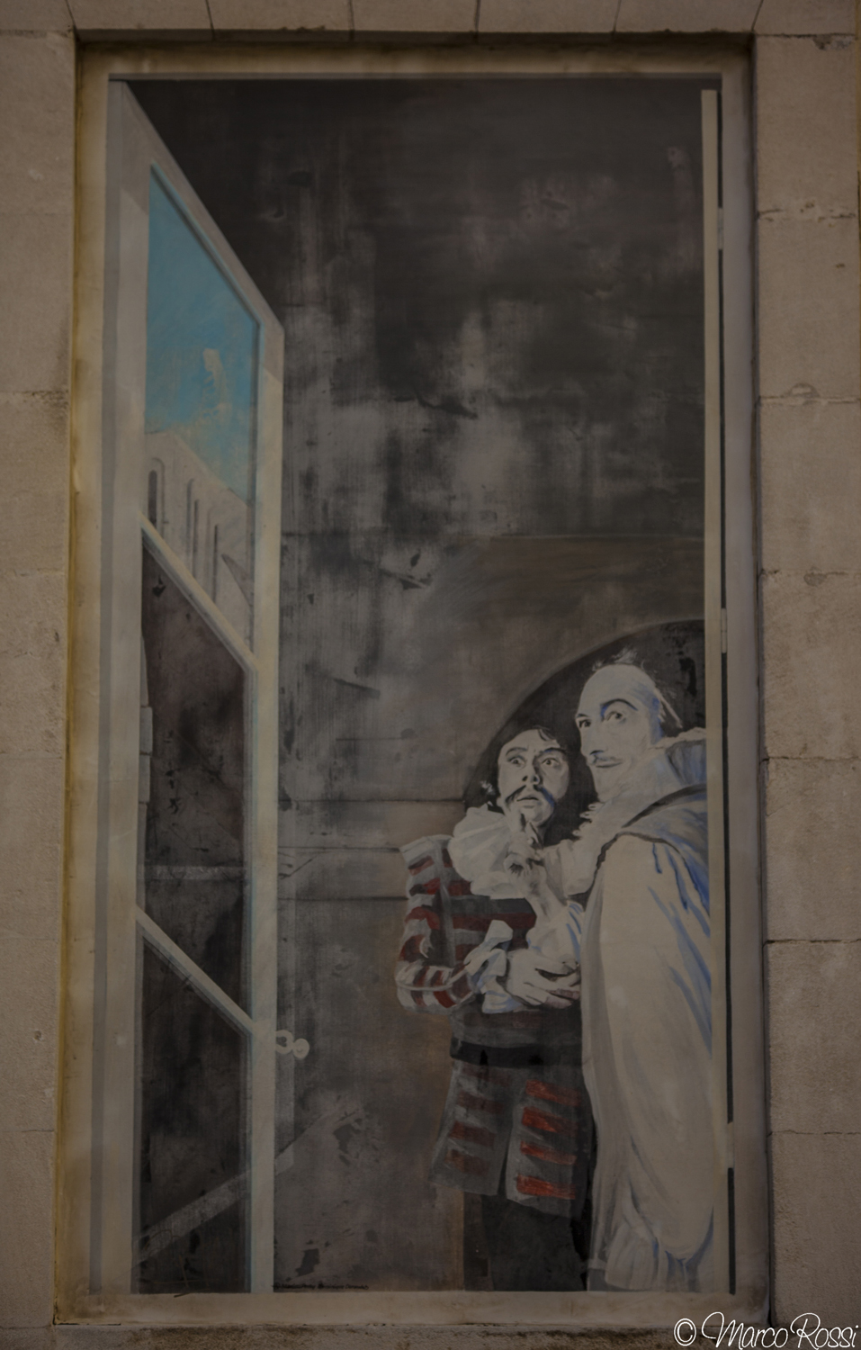 Looking out the window, my love