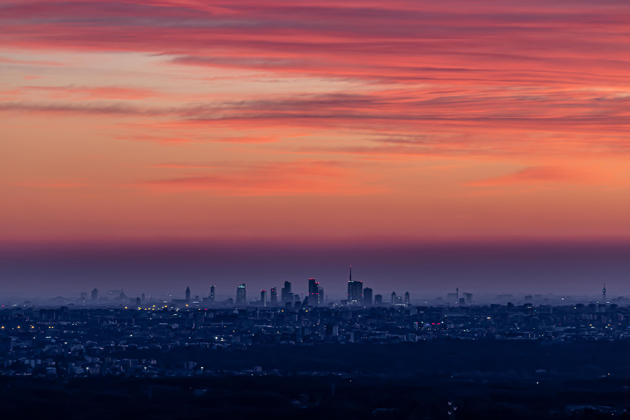 Milanese sunset.