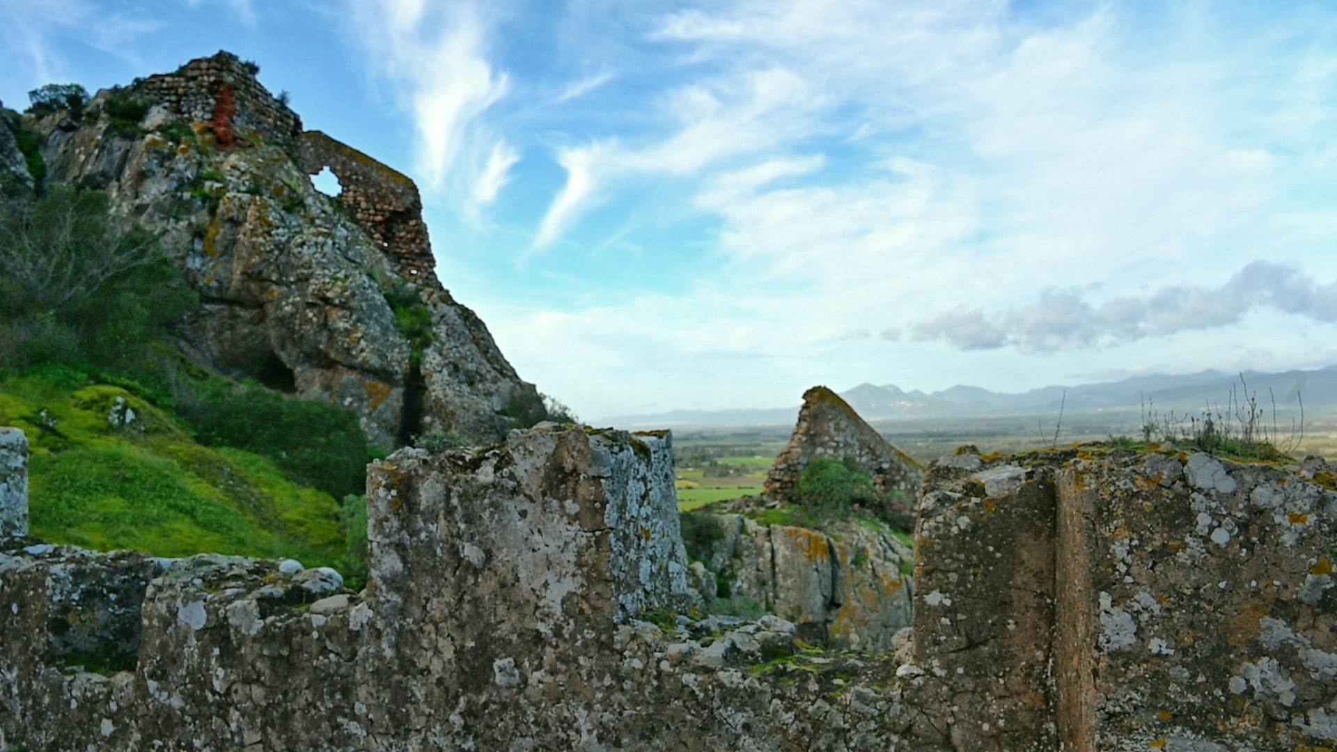 the suggestion among the ruins of Acquafredda