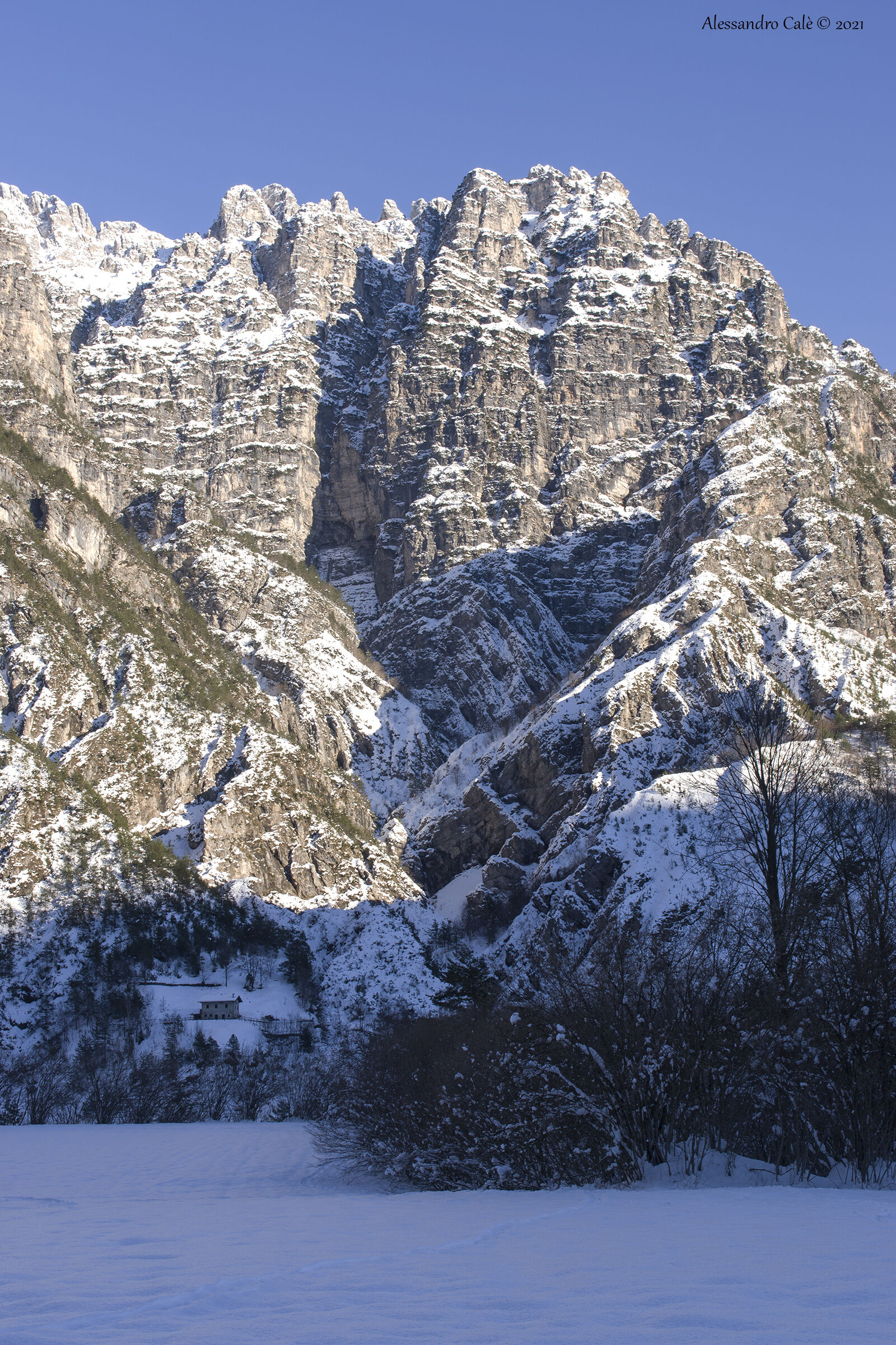 At the foot of the mountain 4705