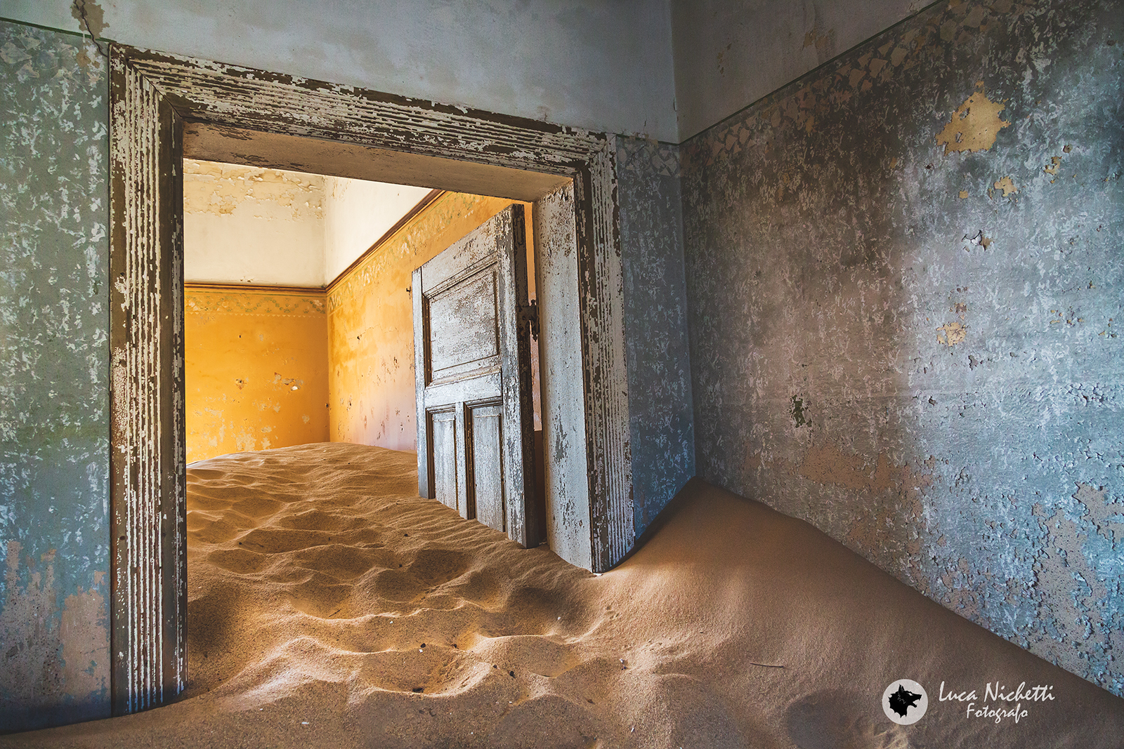 The ghost town of Kolmanskop