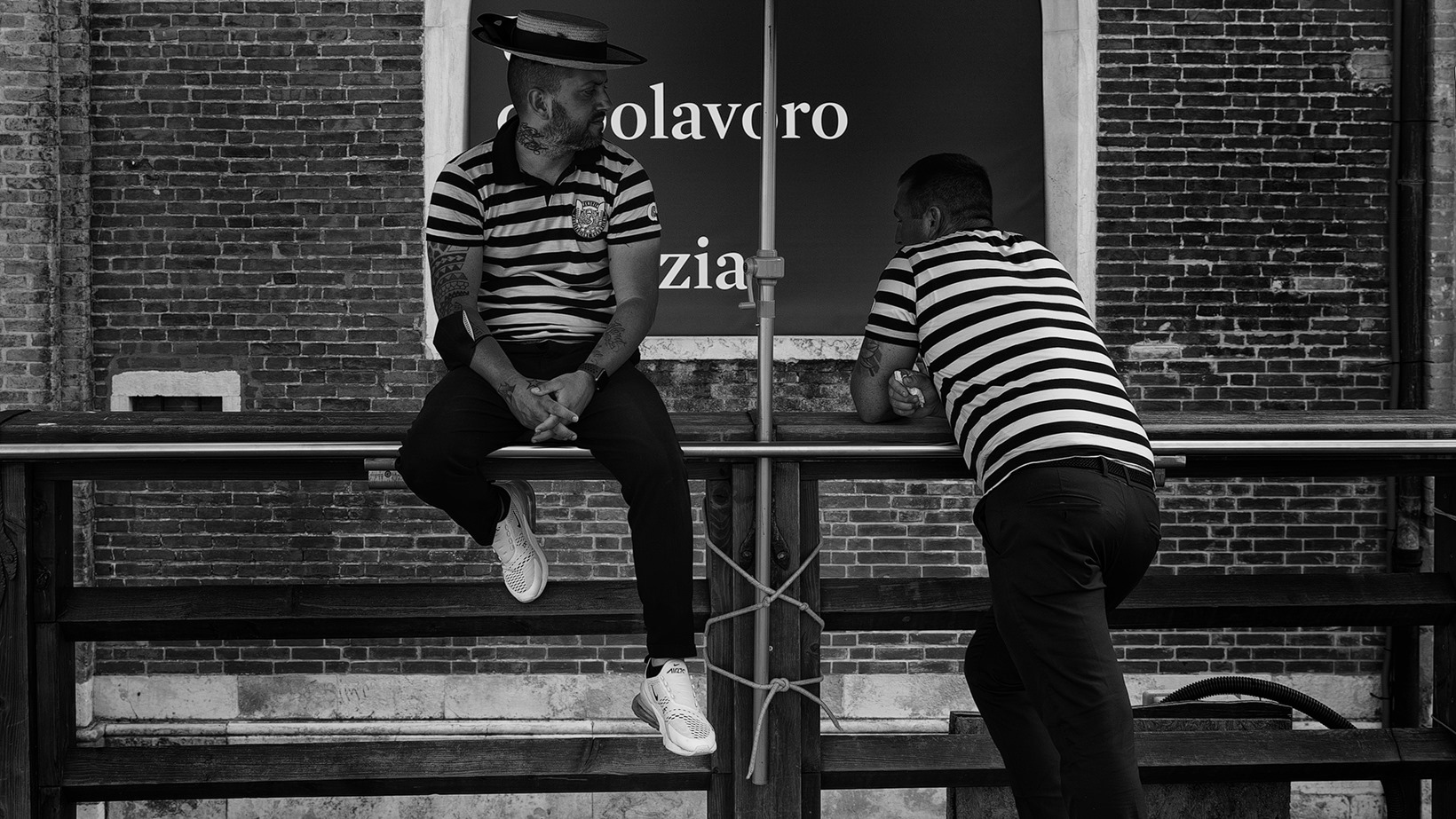 " O lavoro zia " Venice pandemic period.