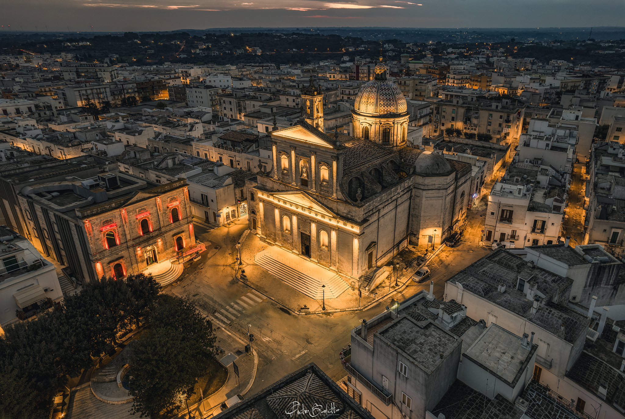 Urban night view