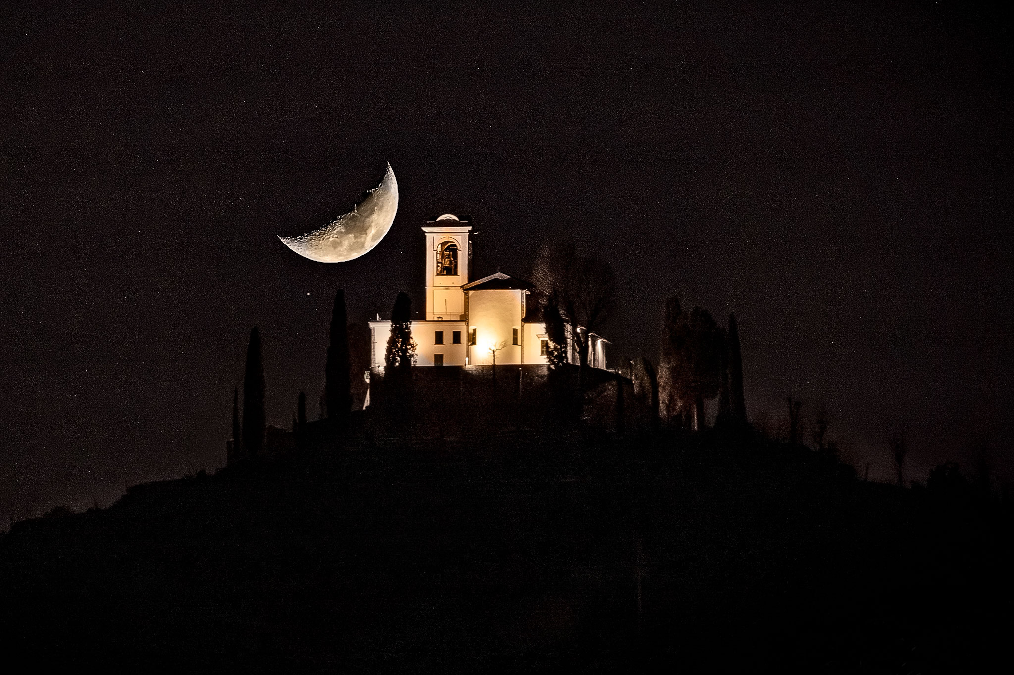 The moon