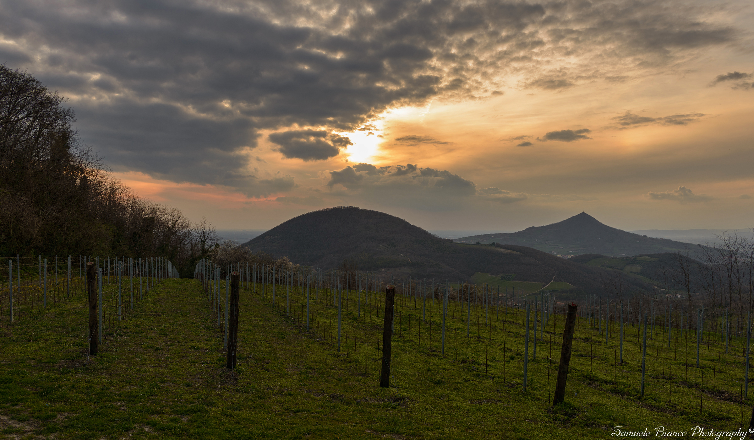 Sunset near Villa Beatrice