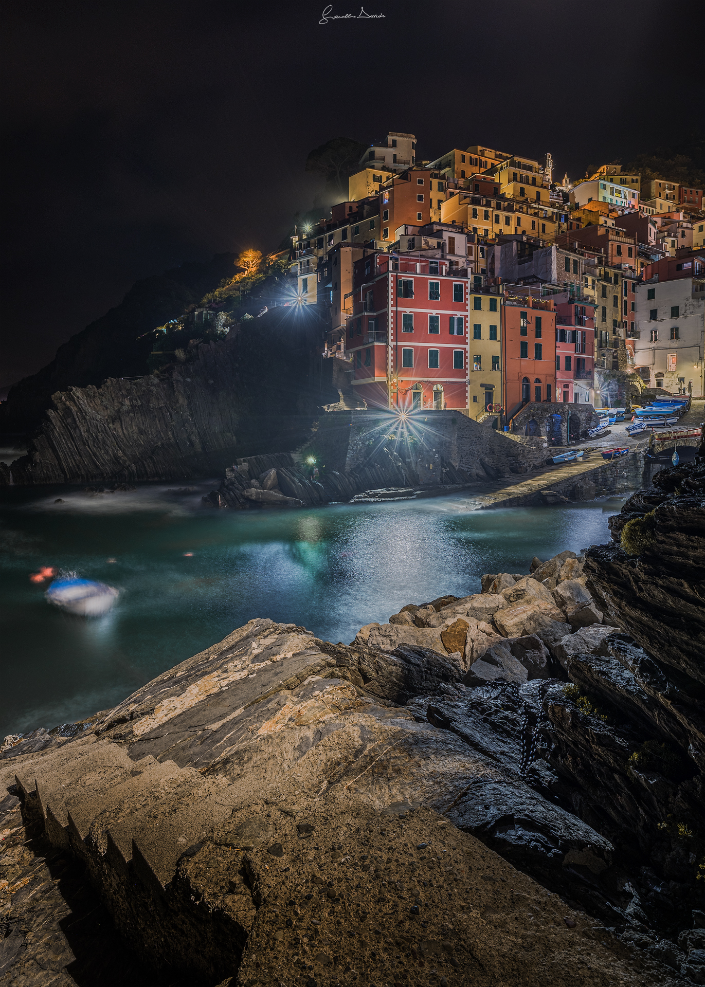 La sera a Riomaggiore