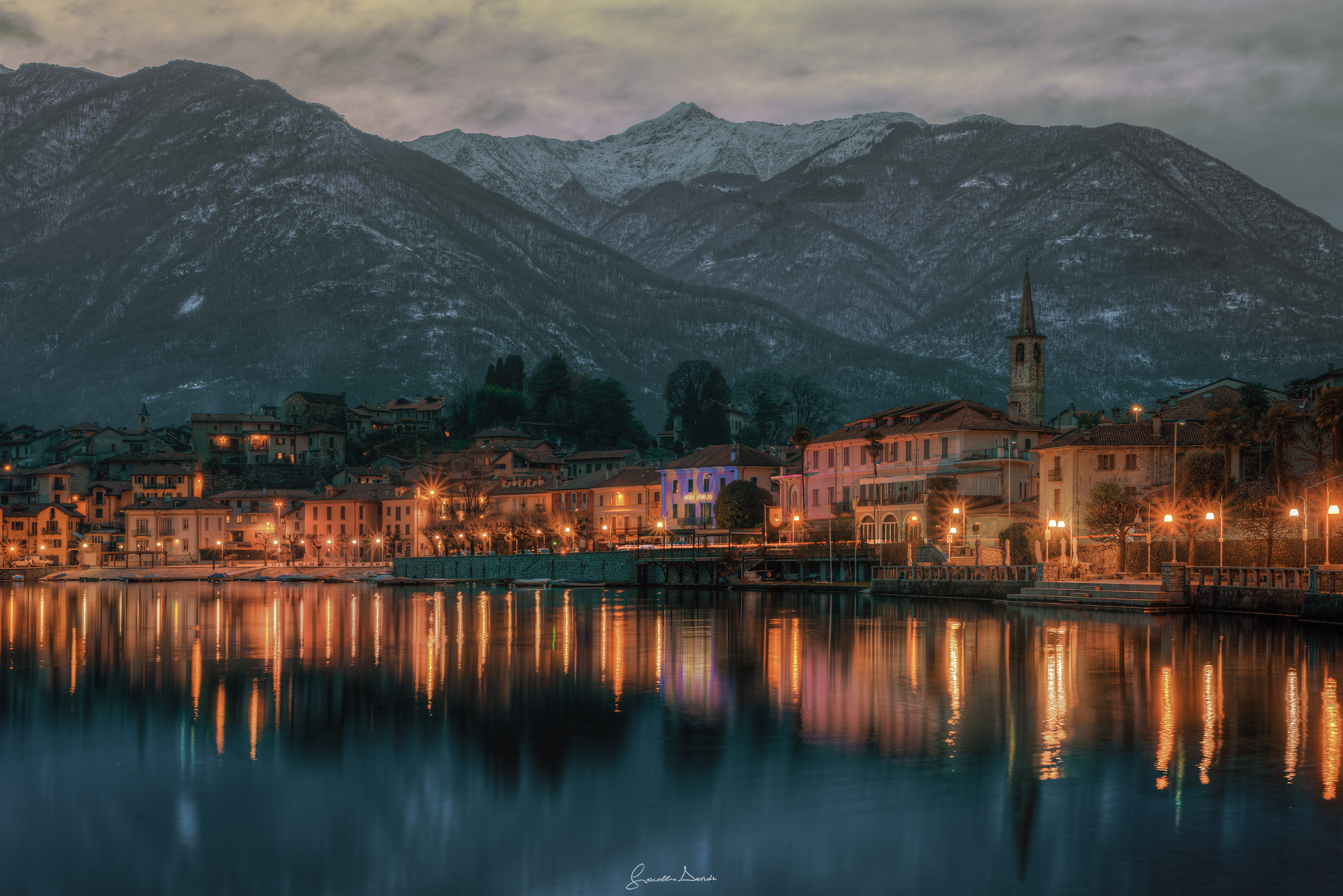 Mergozzo all'ora blu