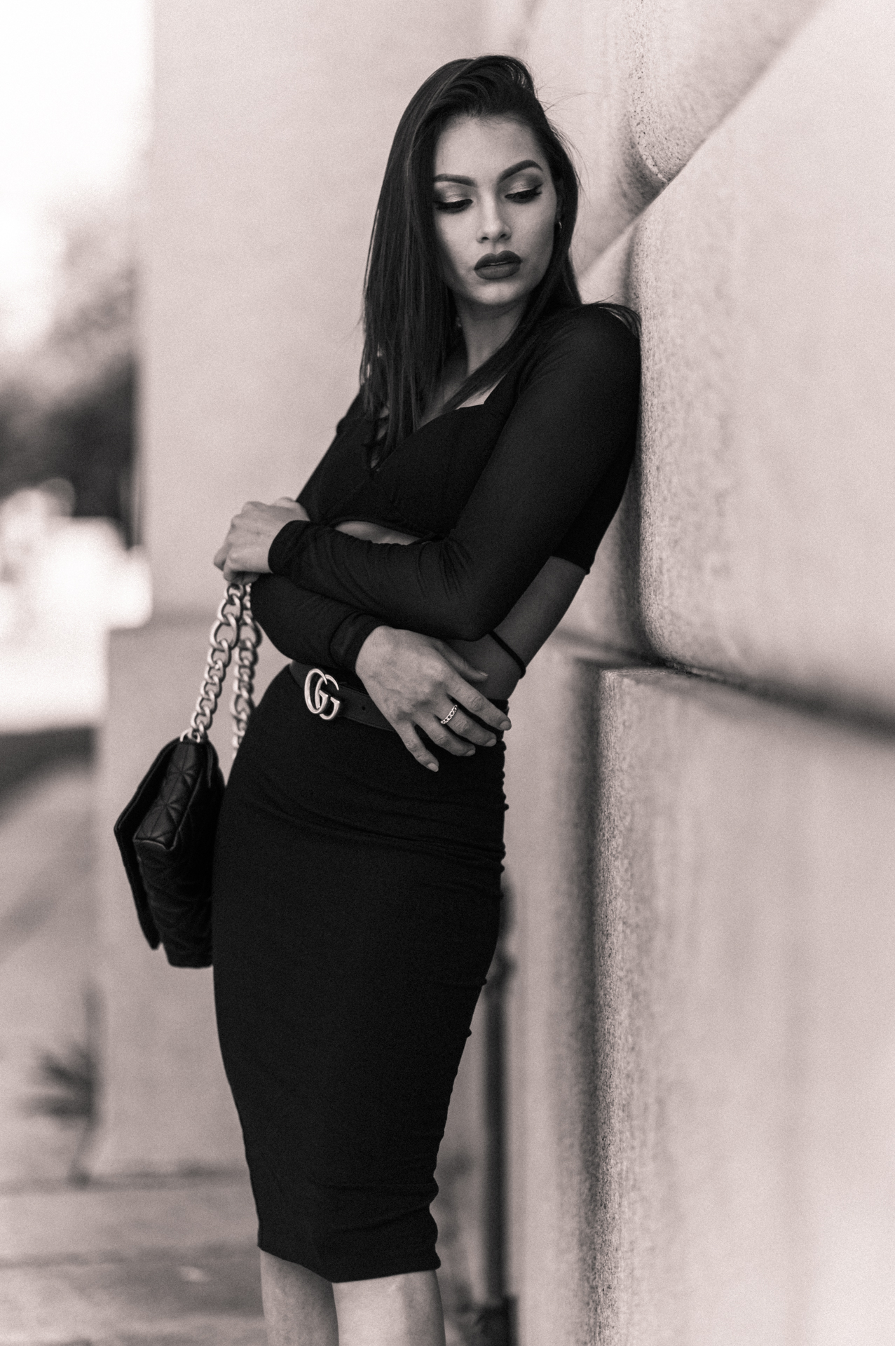 Andrea Barona at fashion week