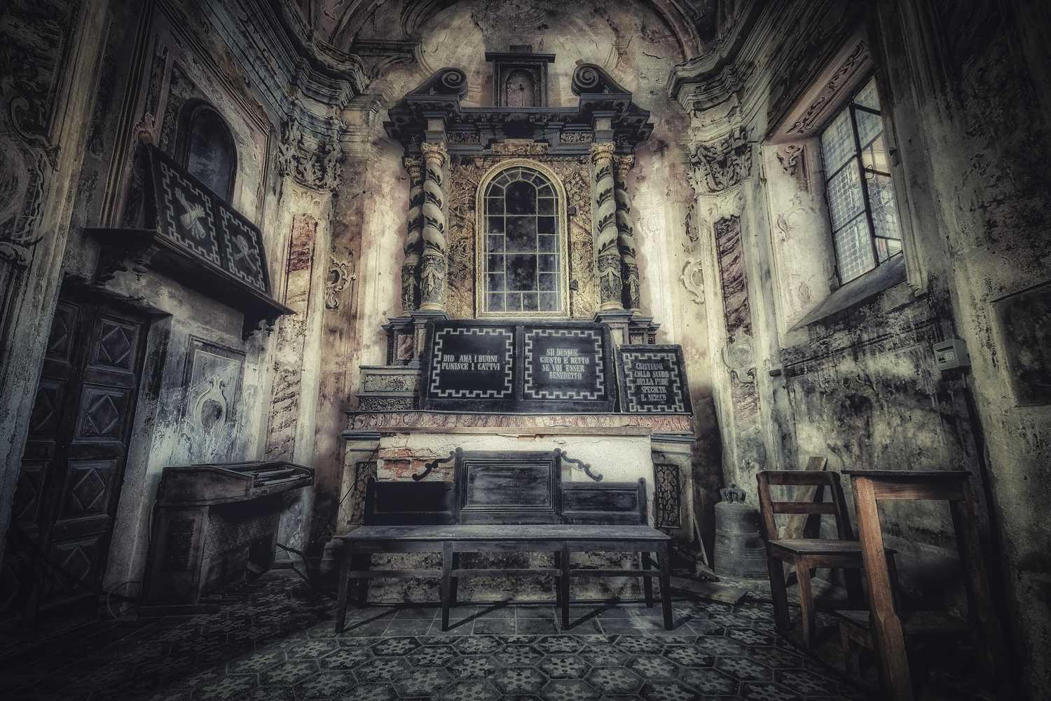 La chiesa da dove i santi scapparono gridando....