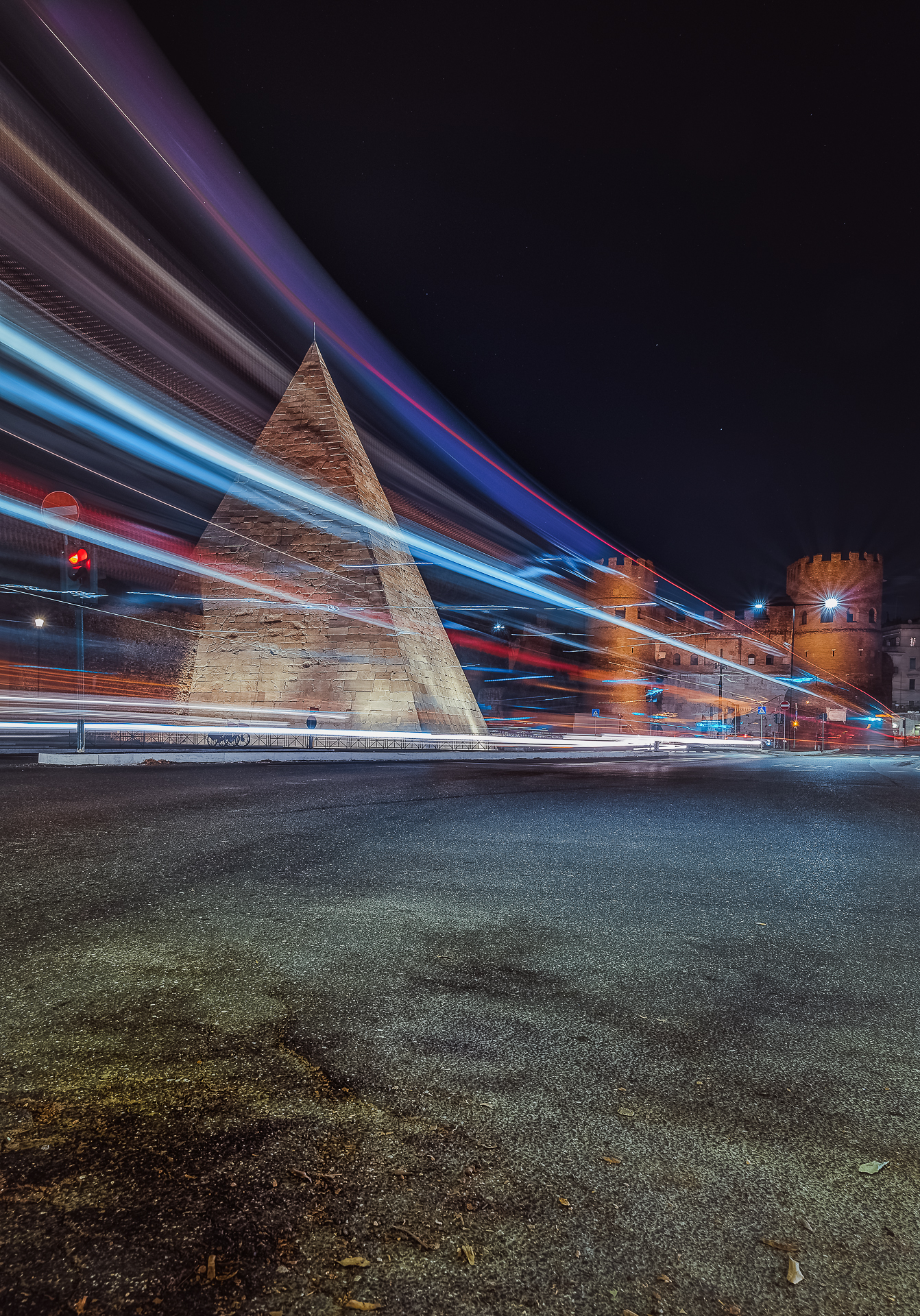 Long exposure in Piramide Rome