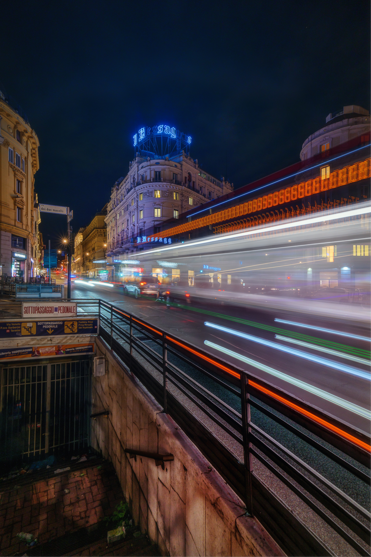Long Exposure in Rome