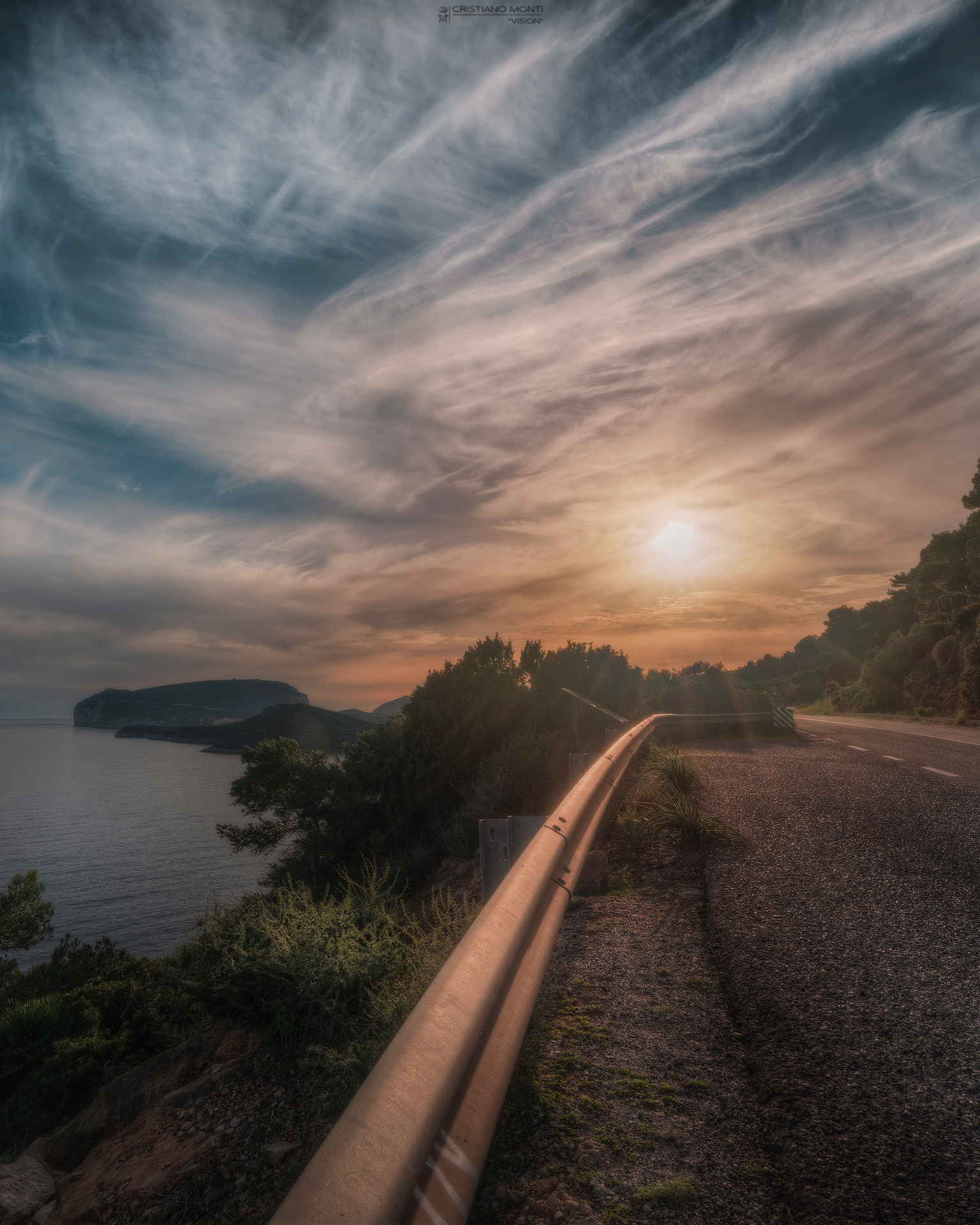 The most beautiful sunsets need cloudy skies