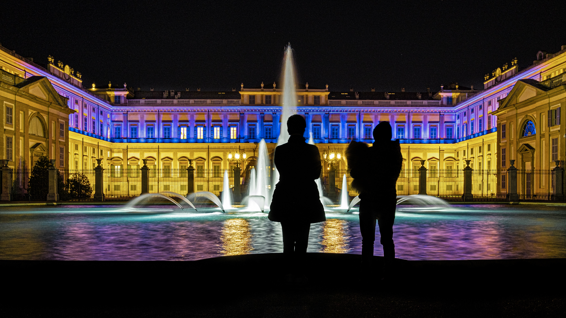 LaVilla Reale di Monza in Giallo-Blu!