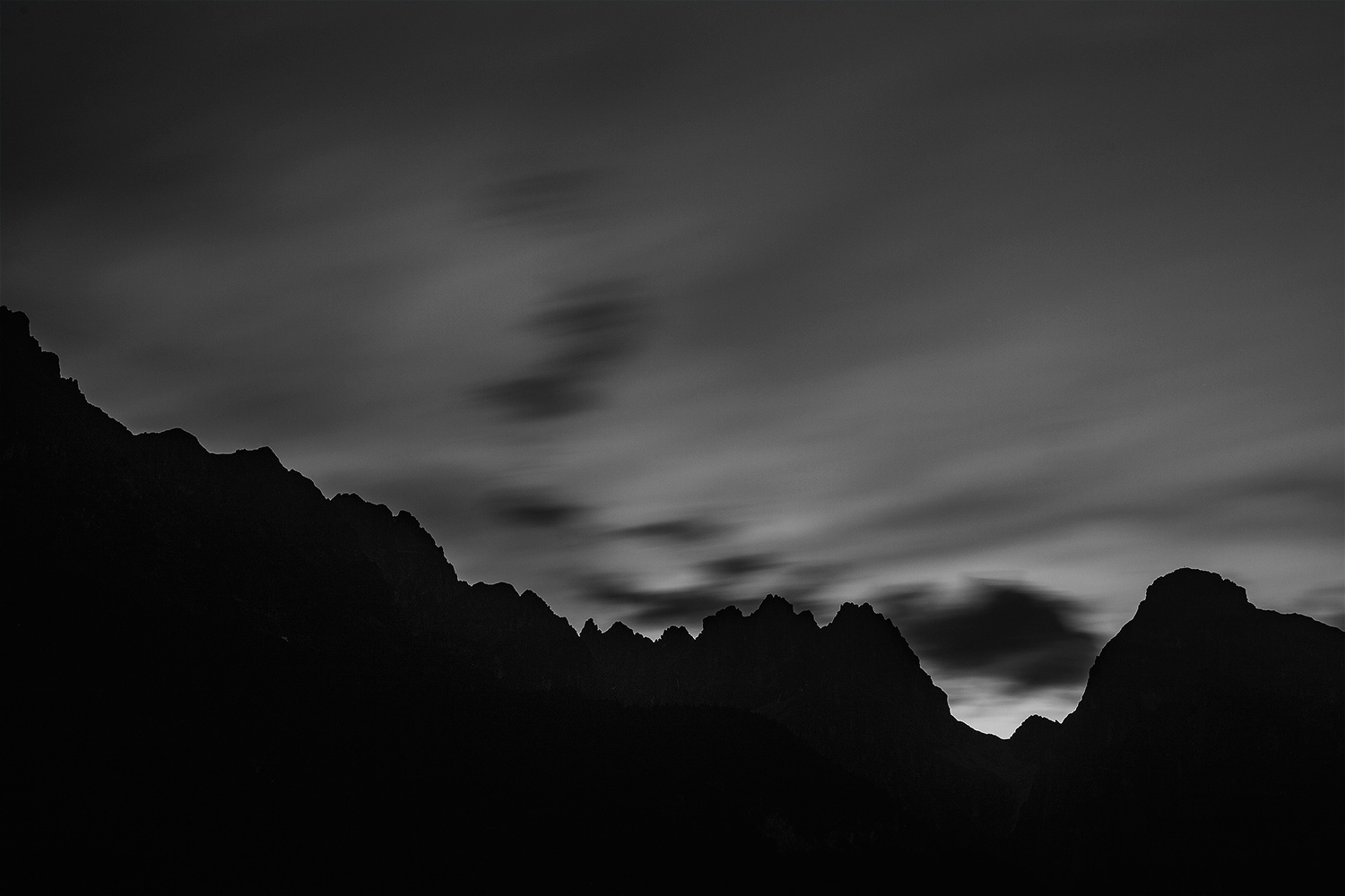Skyline above Lake Molveno