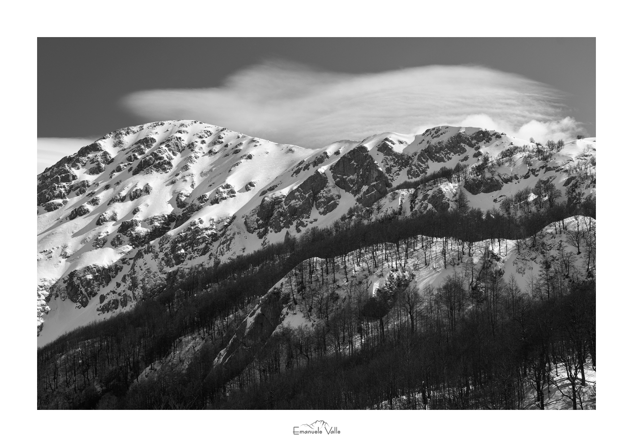 Monte Iamiccio e nube lenticolare