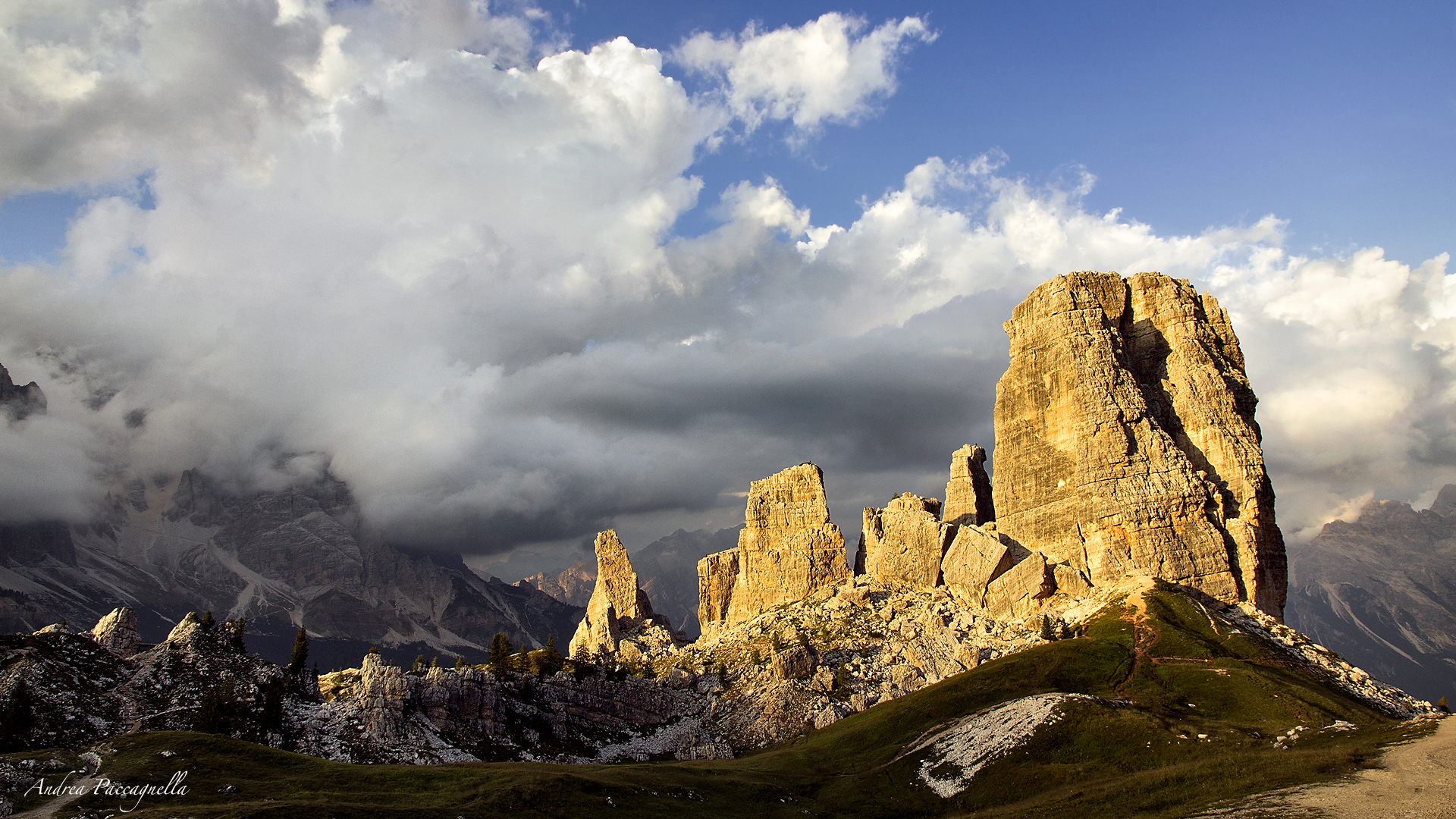 Tramonto sulle 5 torri