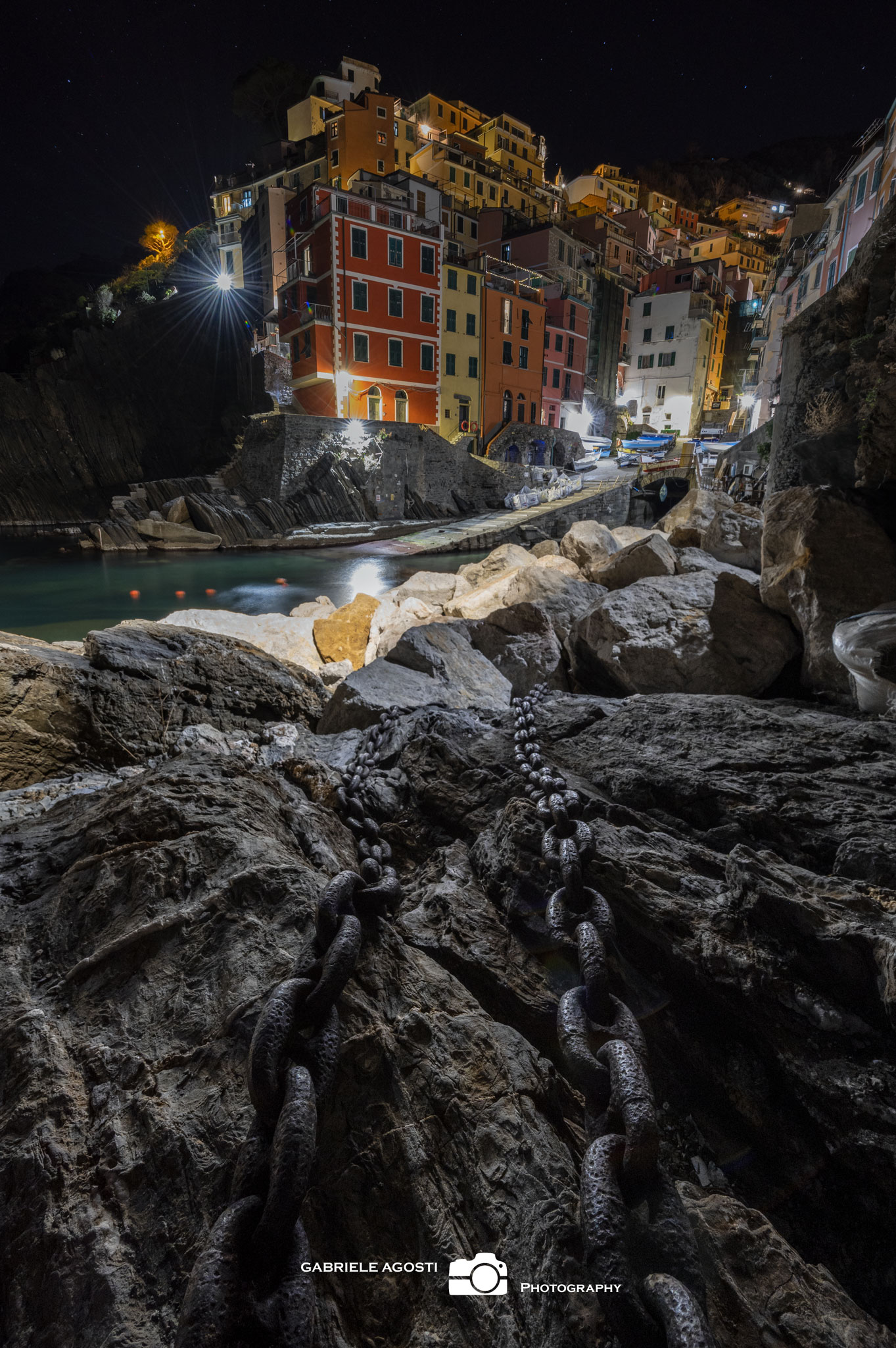 Riomaggiore at night