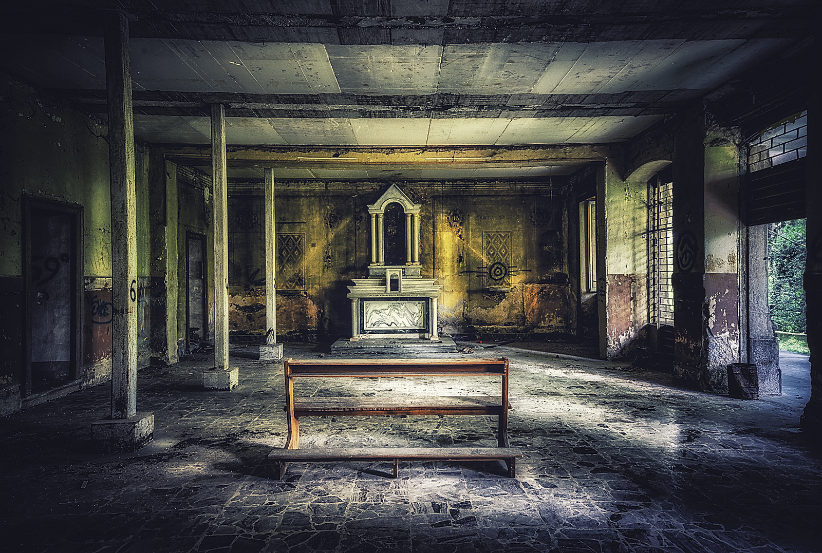 The mysterious church in the...