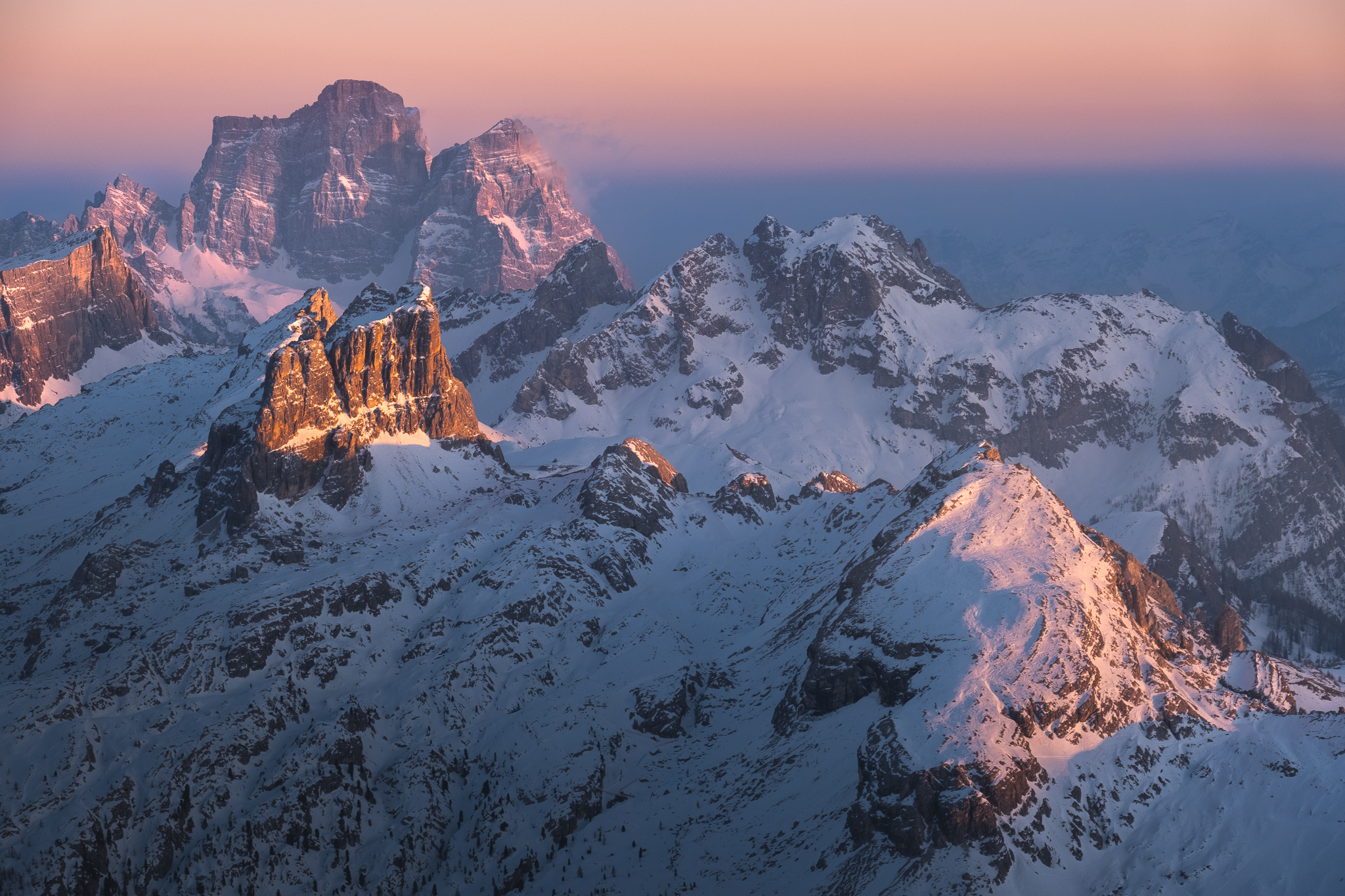 Sunset from Lagazuoi