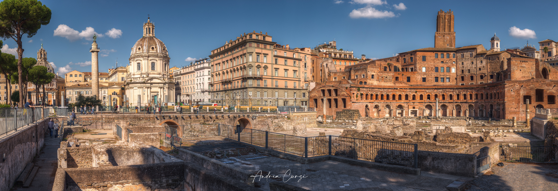 Panorama su Traiano - Roma